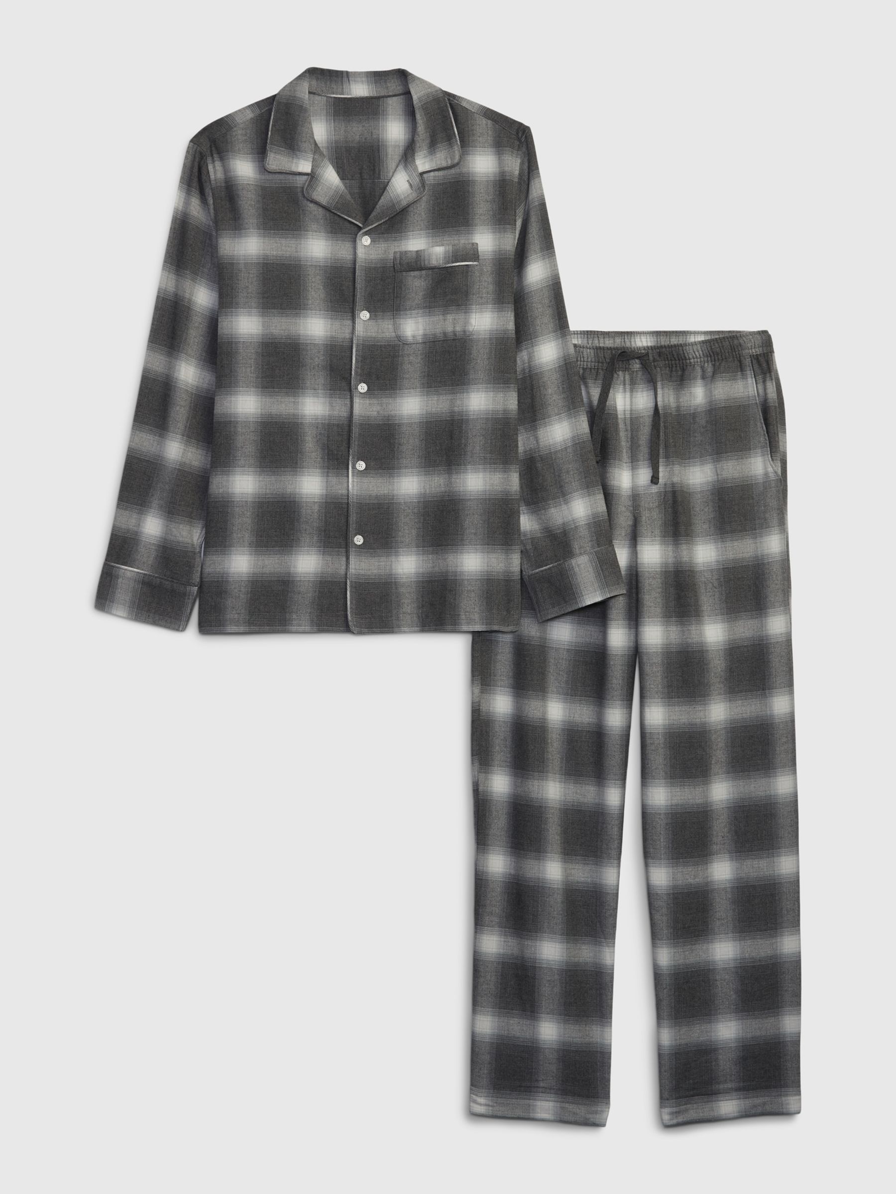 Mens flannel pajama shirt 2025