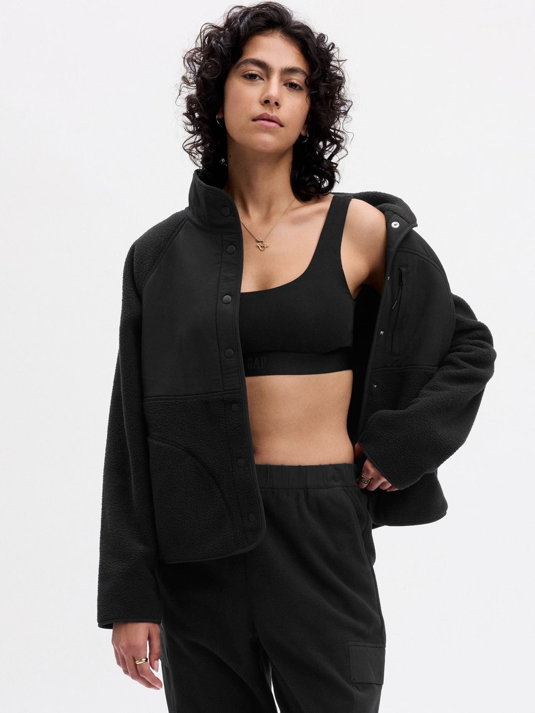 Women's slim fit fleece jacket new arrivals