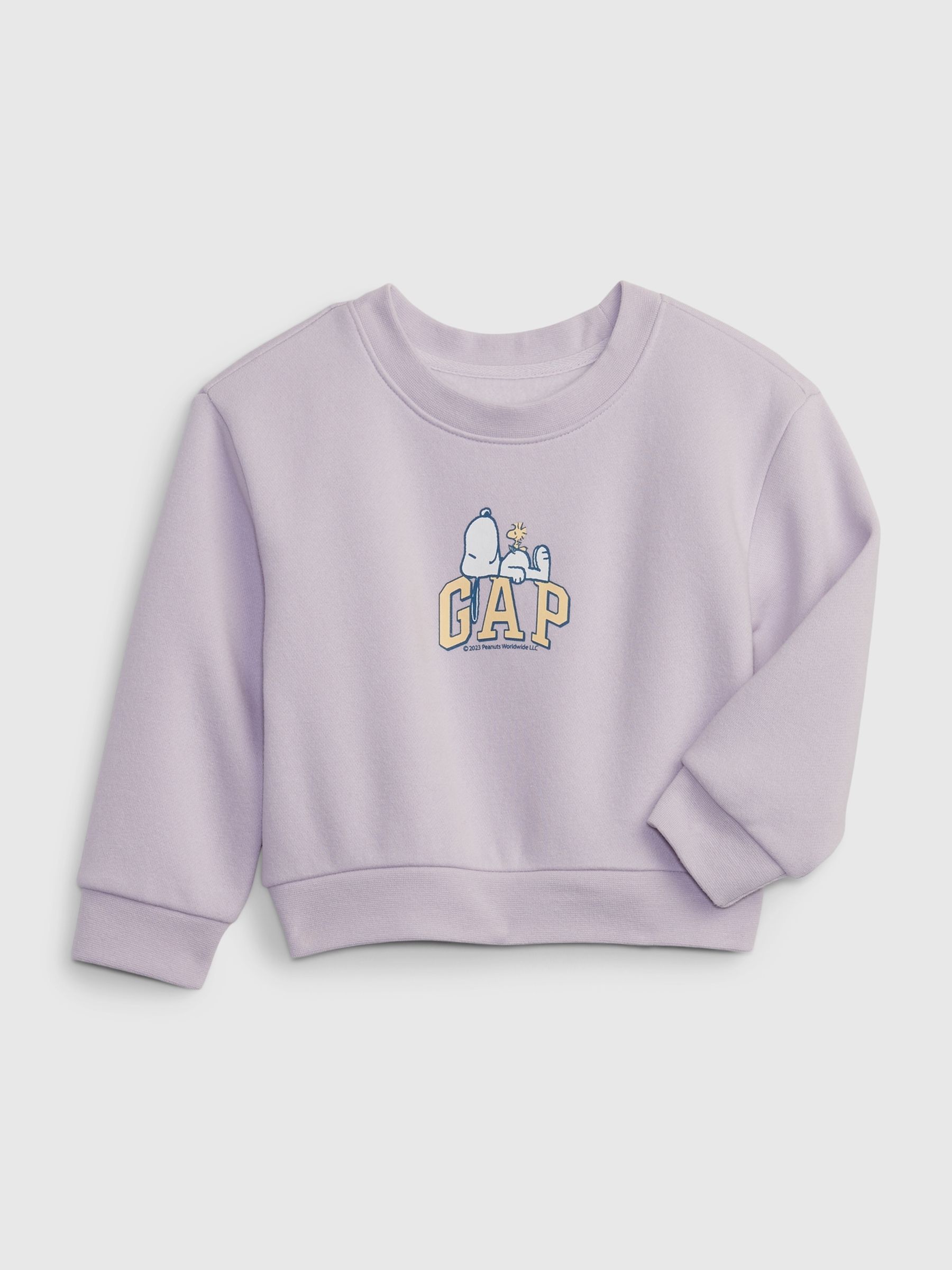 Purple Snoopy Crew Neck Sweatshirt 12mths 5yrs