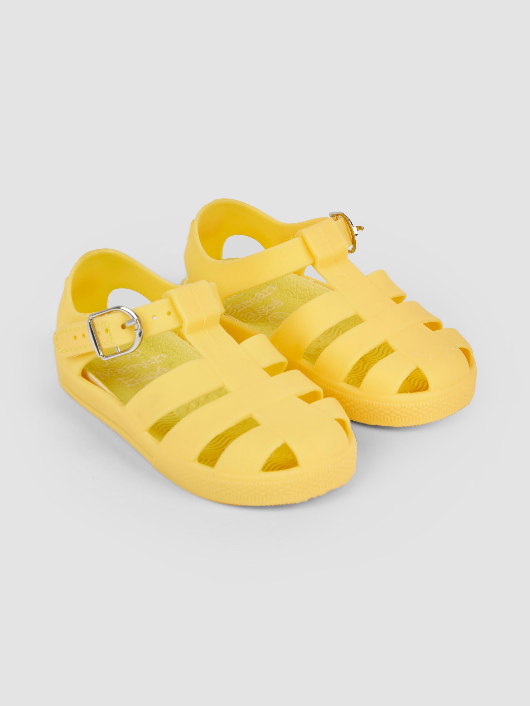 Lemon Yellow Jelly Sandals