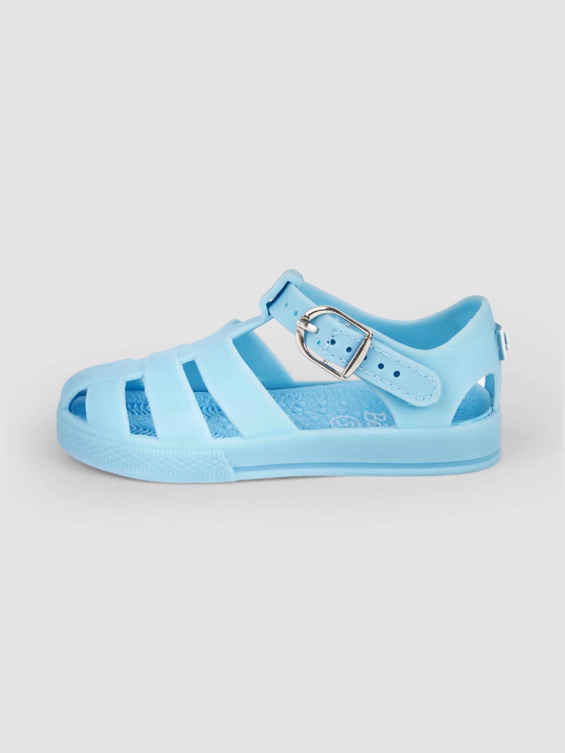 Blue jelly shoes hotsell