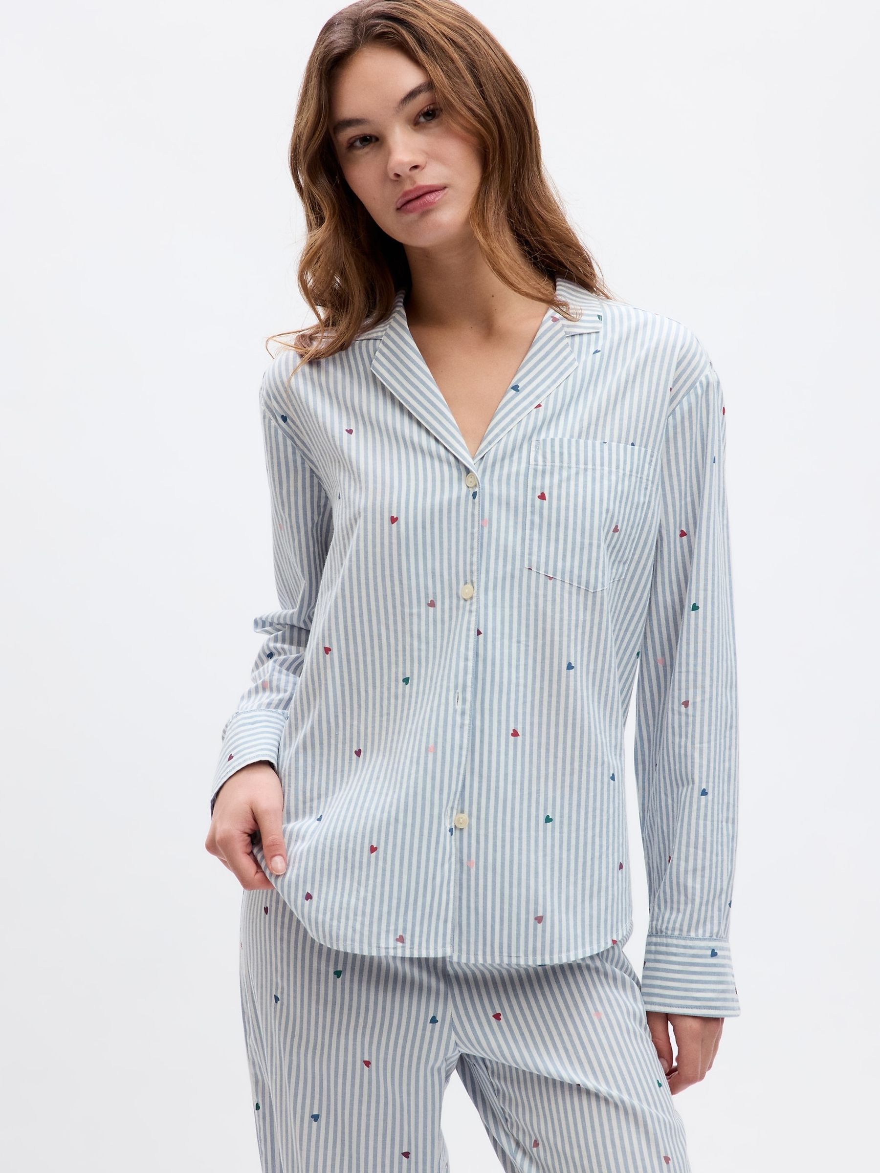 Gap poplin pajamas outlet