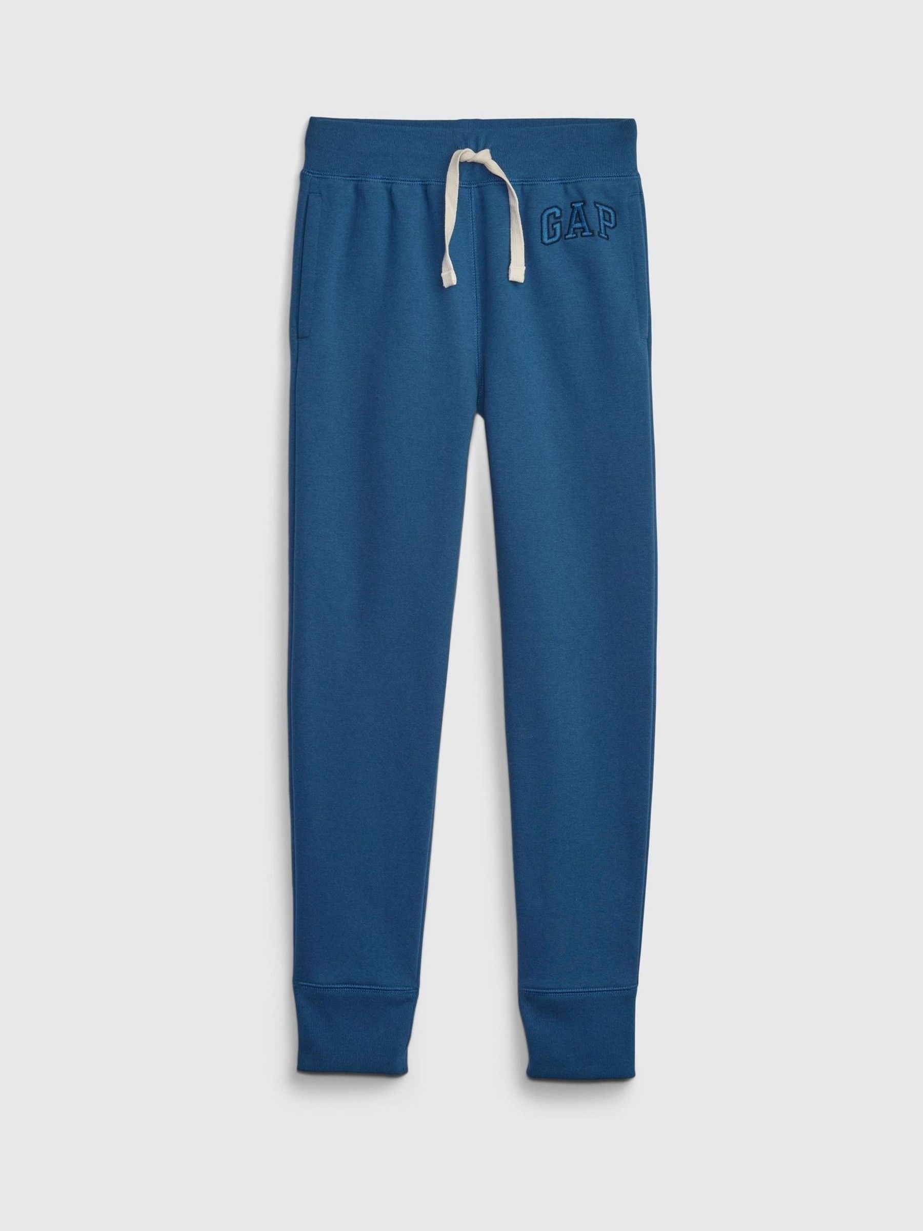 Blue Logo Slim Fit Fleece Lined Joggers 4 13yrs