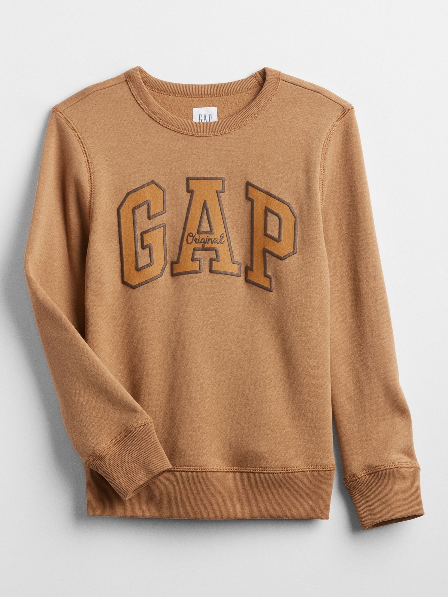Brown Crew Neck Logo Sweatshirt 4 13yrs