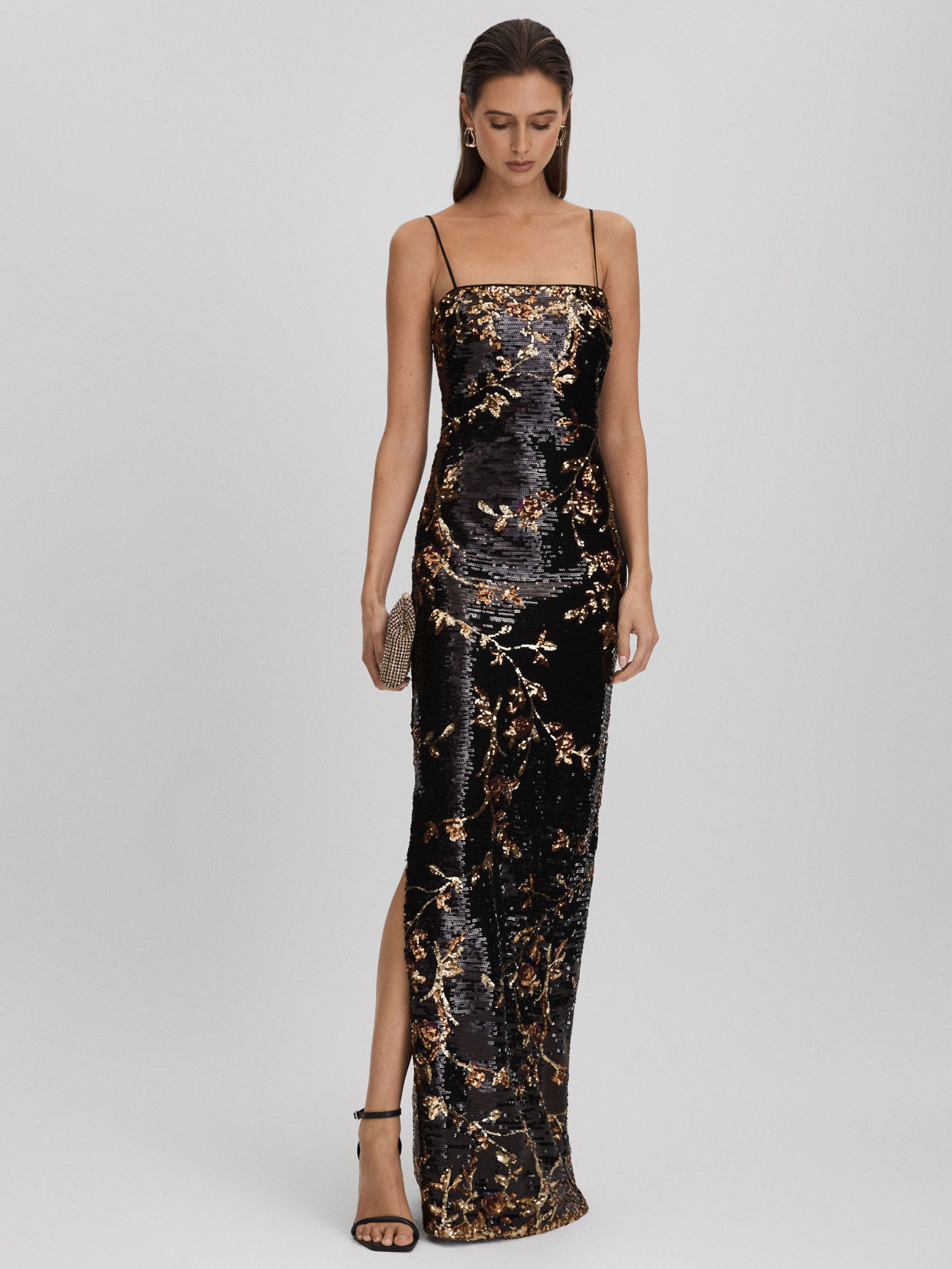 Reiss sequin dress top
