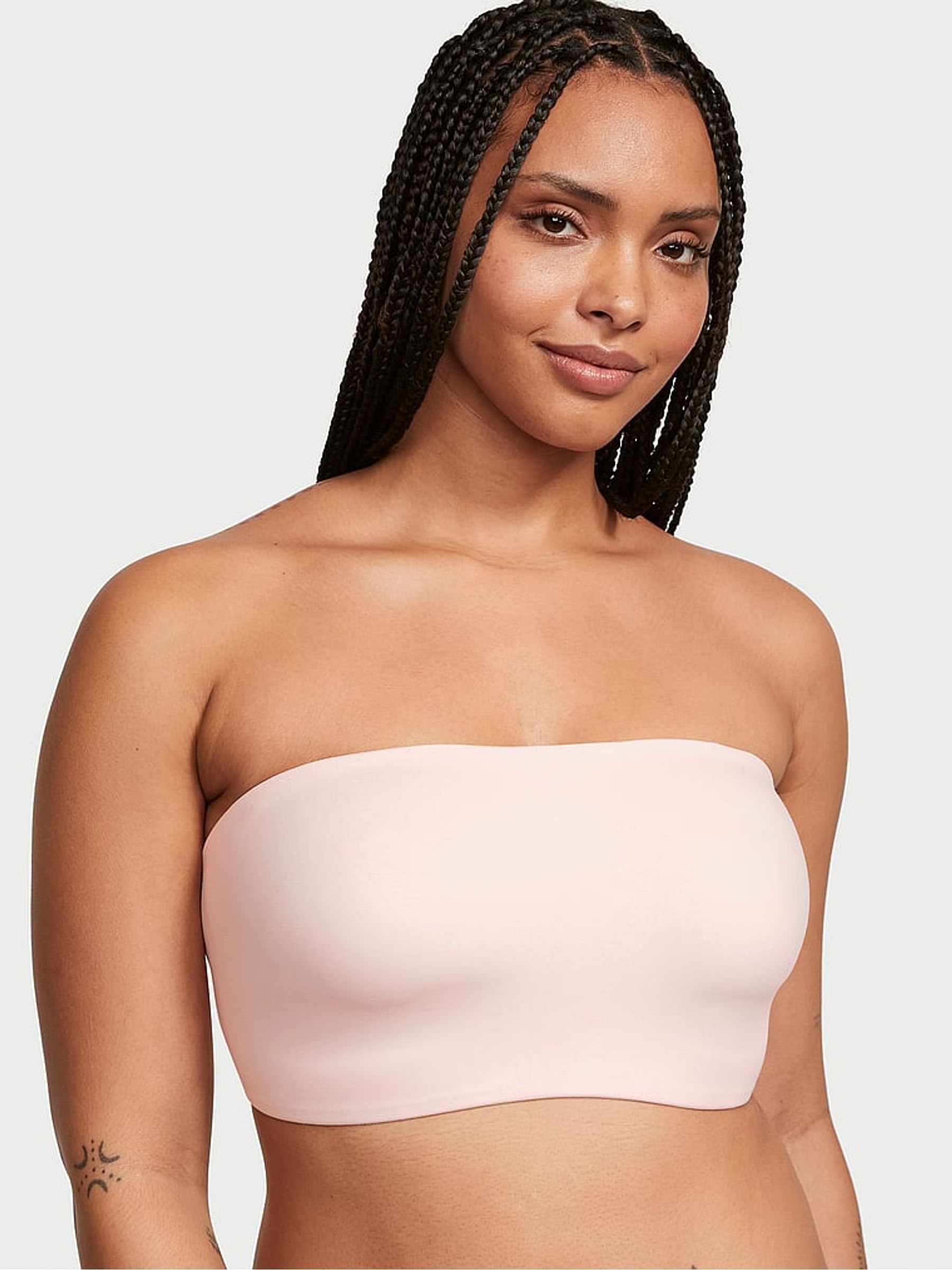 Strapless bra crop top clearance