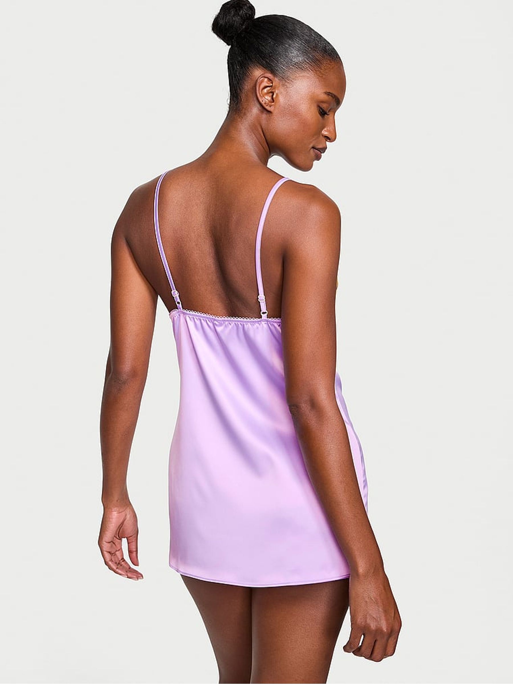 Slip dress purple hot sale