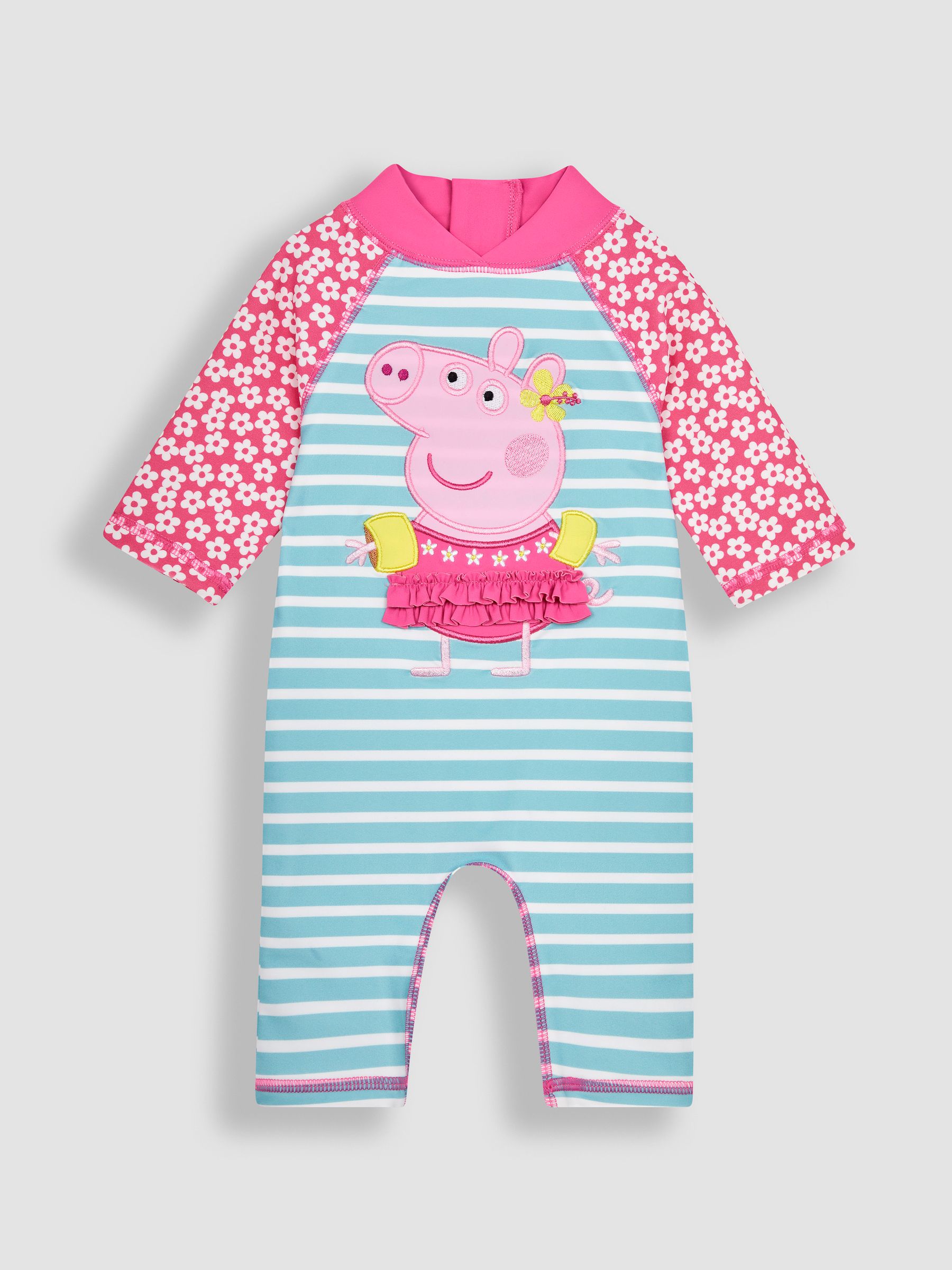 Pink Peppa Pig UPF 50 1 Piece Sun Protection Suit