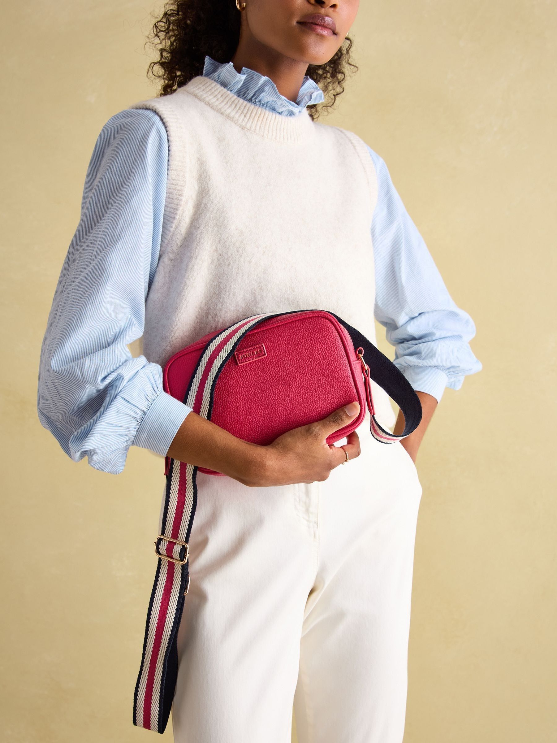 Buy Joules Trent Pink Cross Body Bag from the Joules online shop