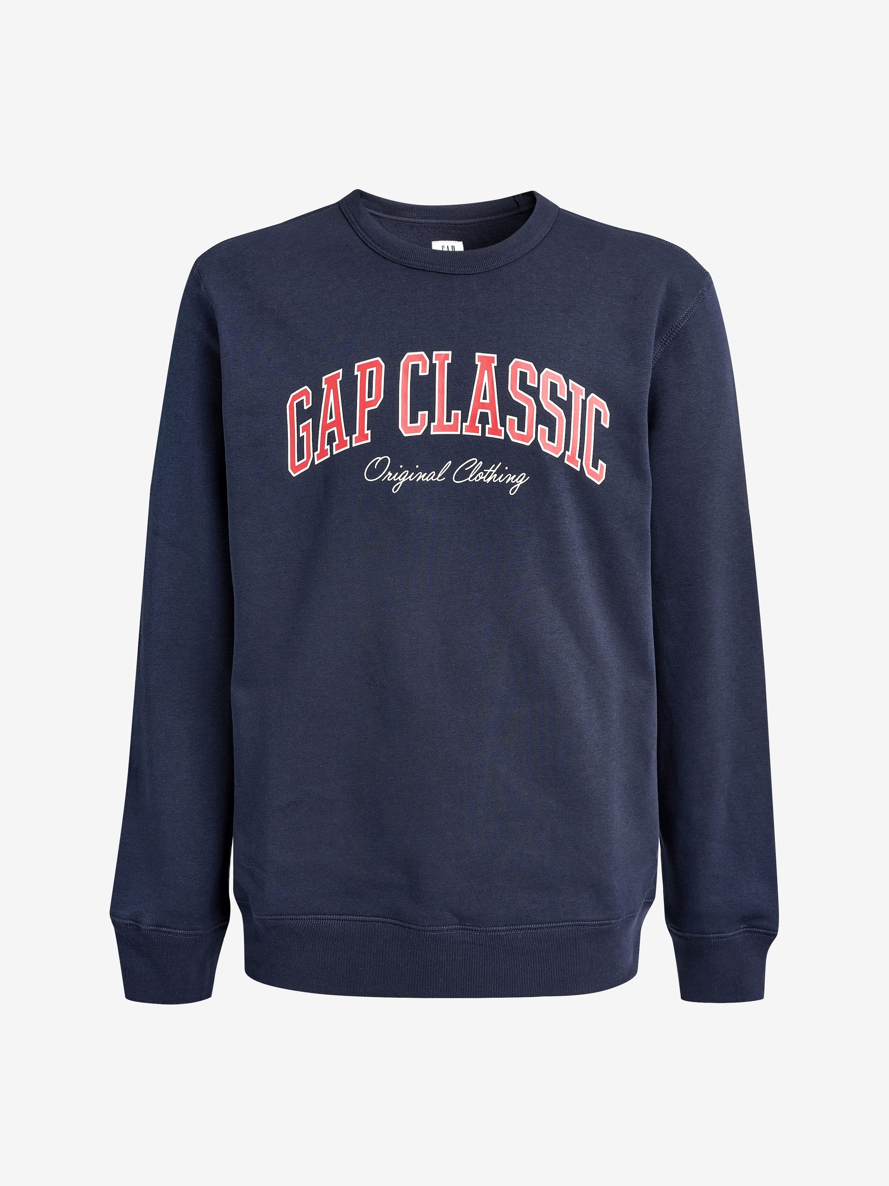 Gap sweatshirt logo discount