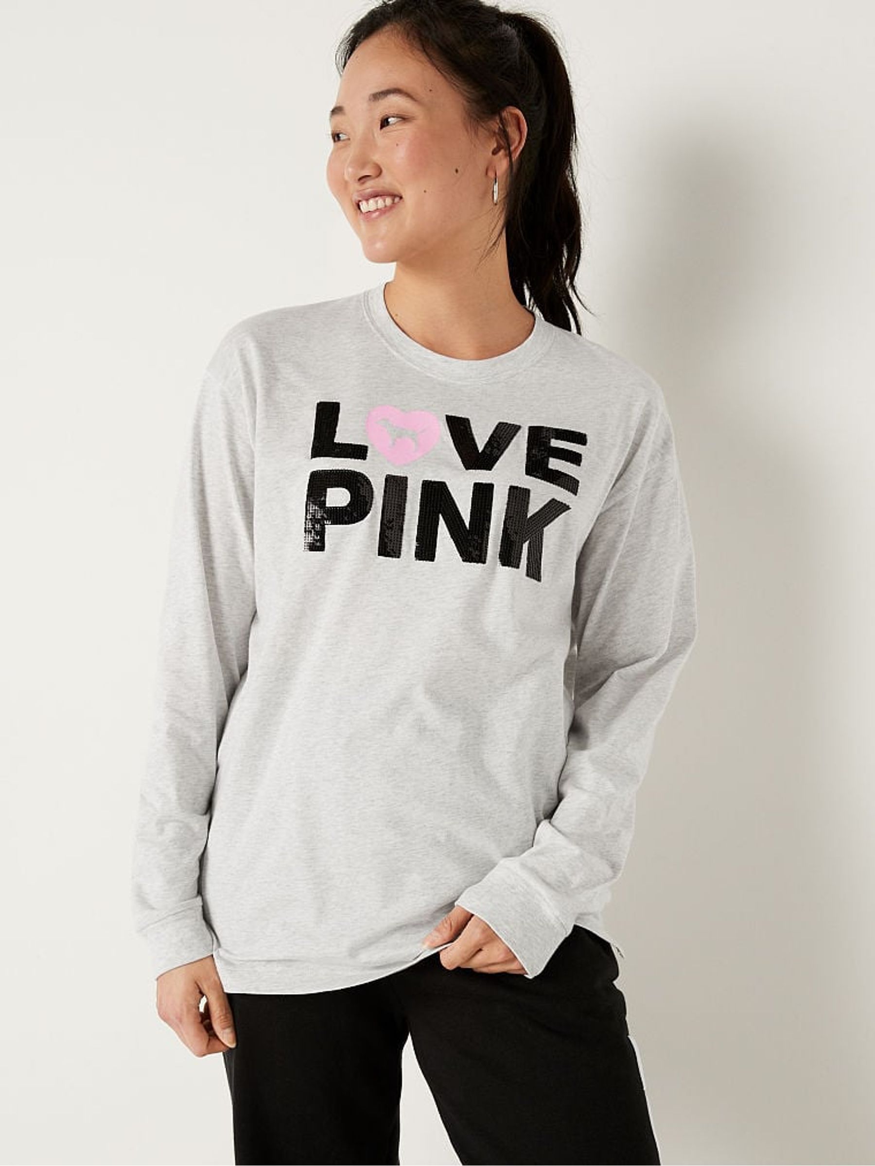 Victoria secret pink long sleeve shirts top