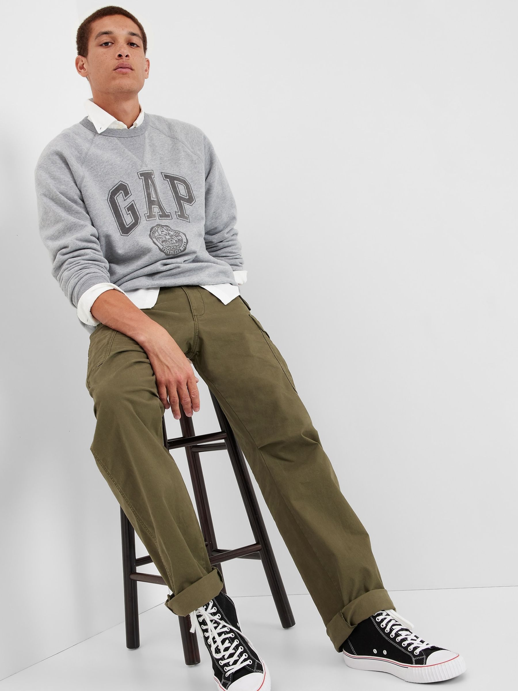 Gap cargo pants mens discount