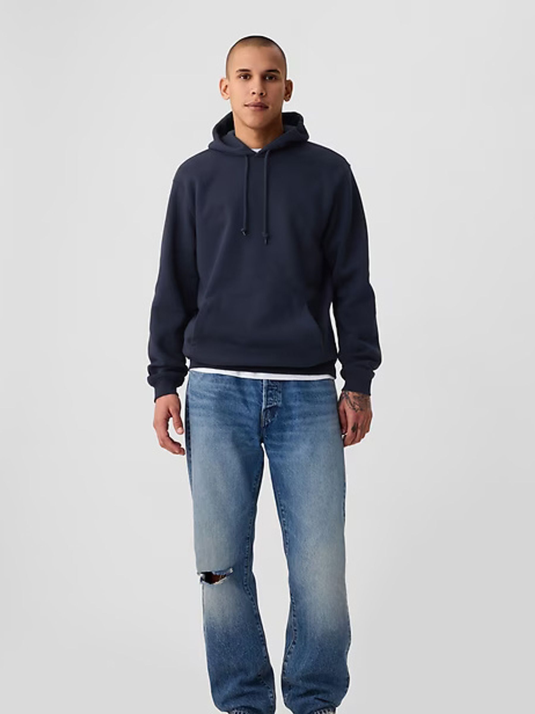 Buy Navy Blue Vintage Soft Hoodie from the Gap online shop