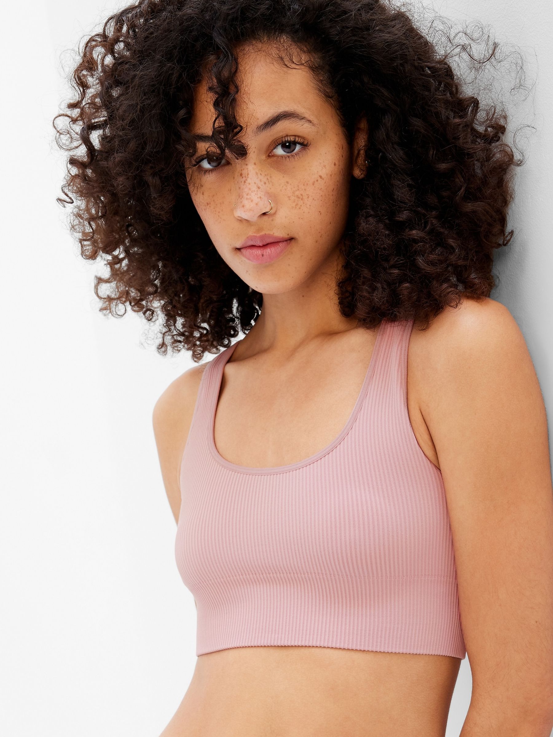 Pink seamless bralette store