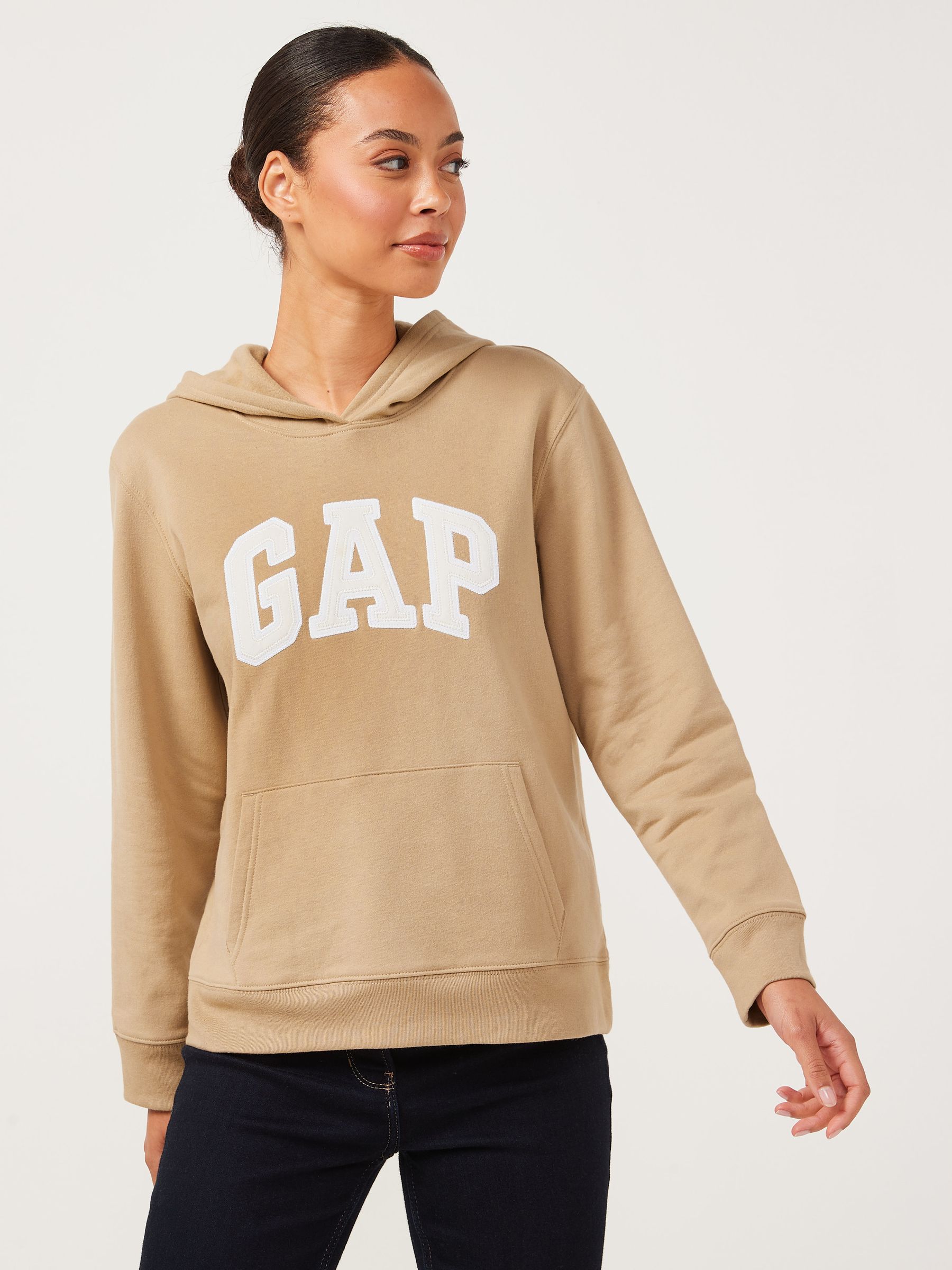 Brown gap hoodie store
