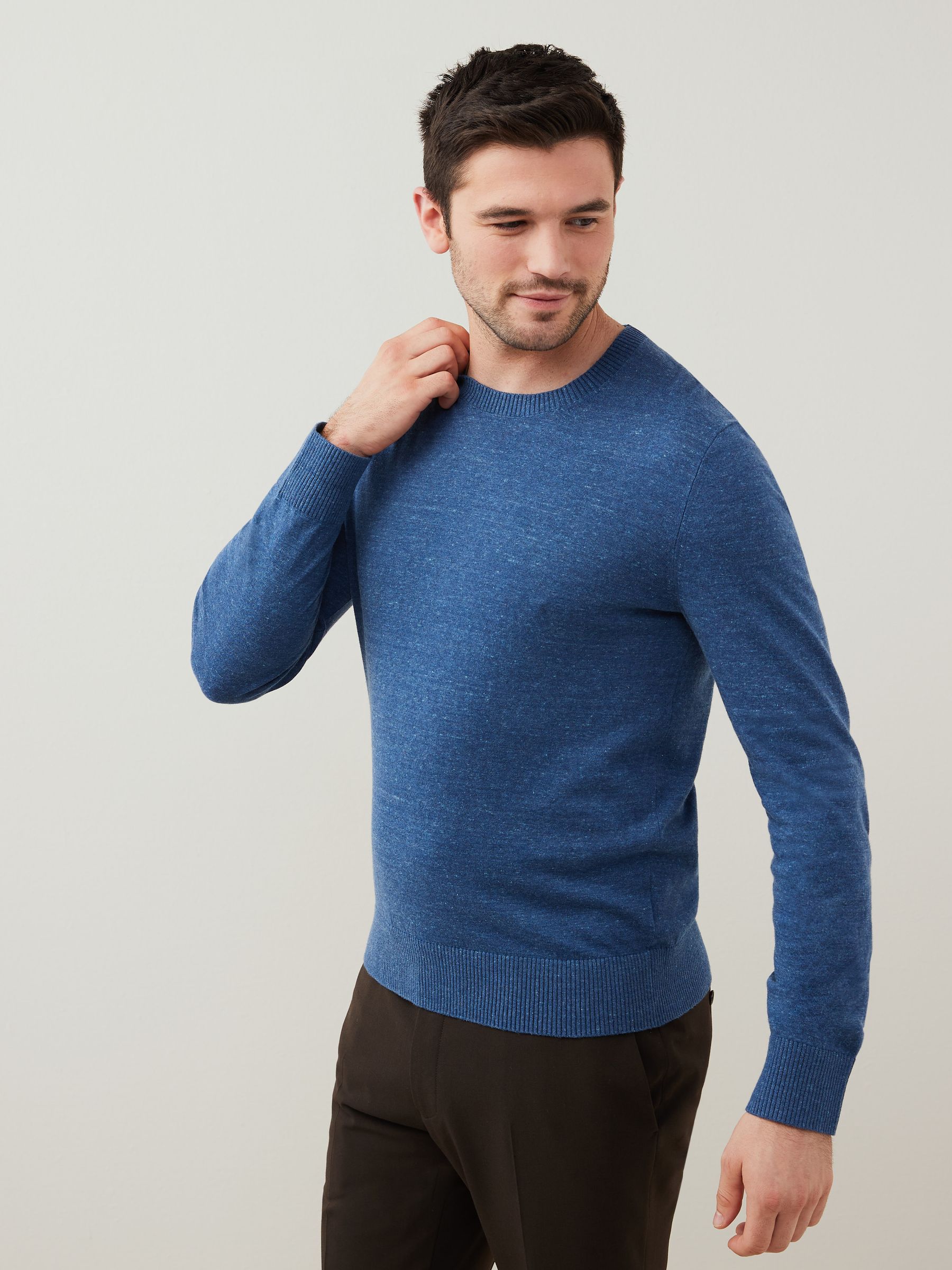 Buy Blue Core Cotton Lightweight Jumper from the Gap online shop