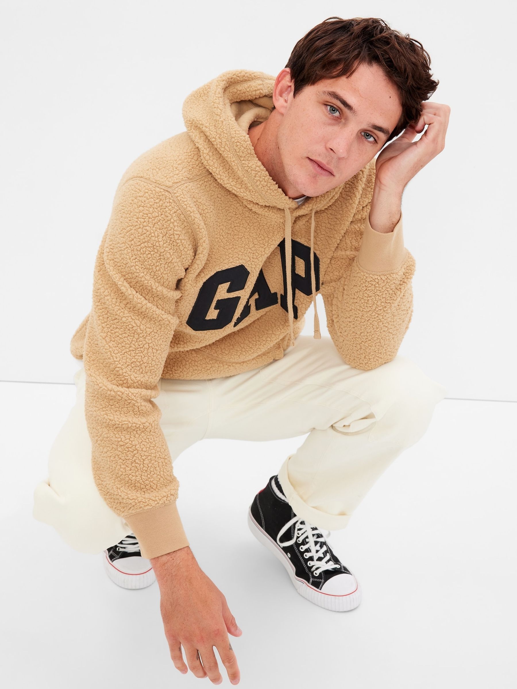 Logo Sherpa Hoodie