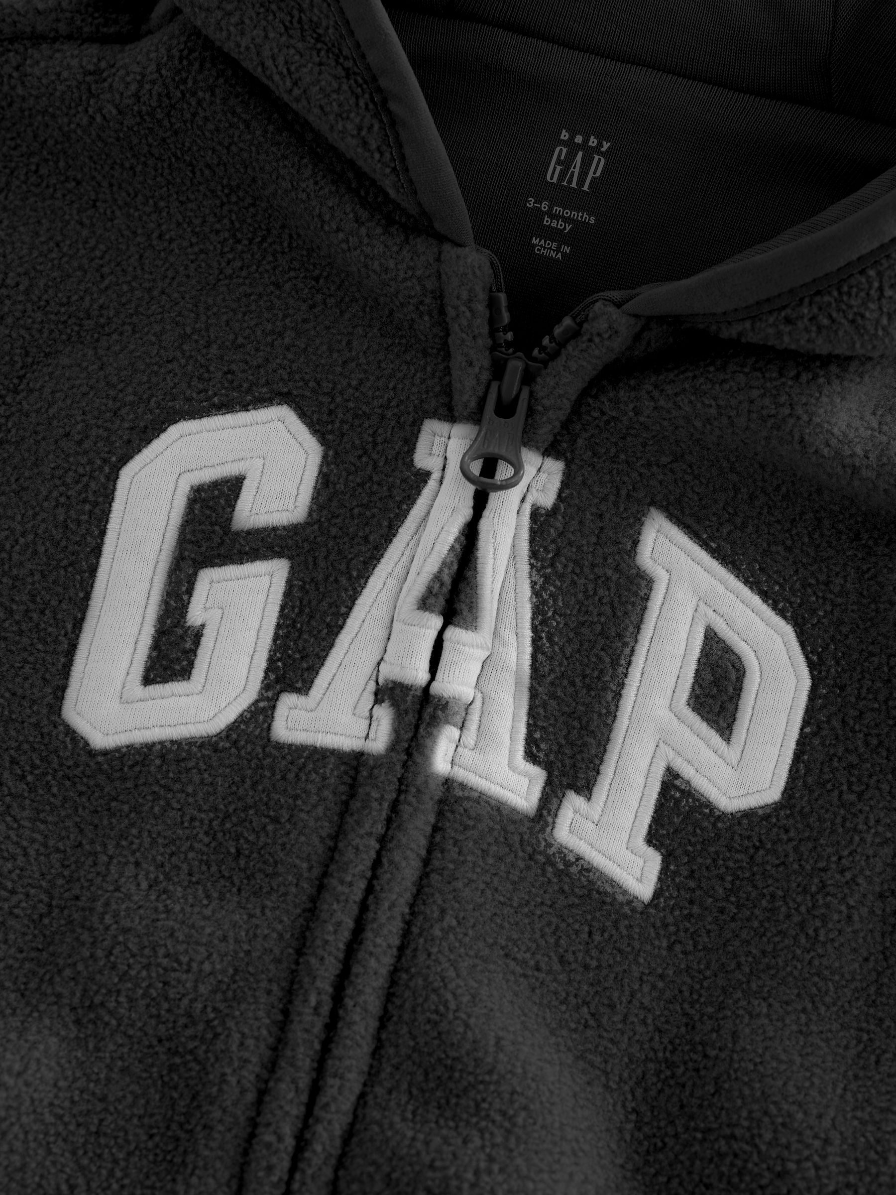 Black Logo Bear Ear Hoodie