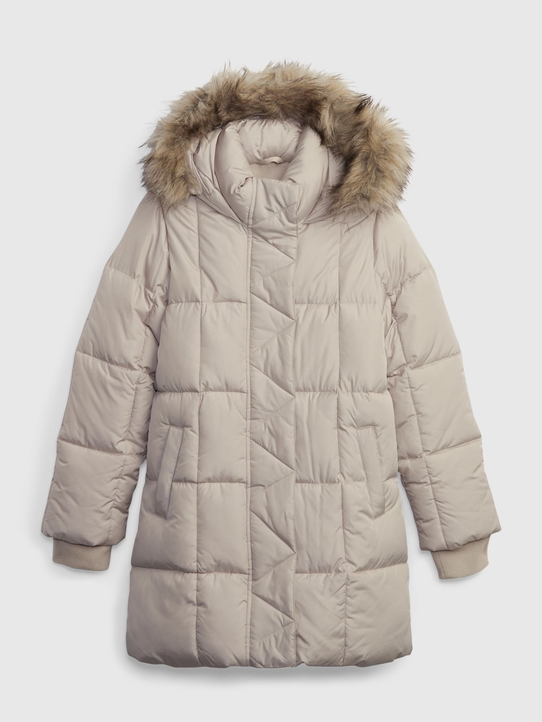 Beige Heavy Weight Parka Coat 4 13yrs