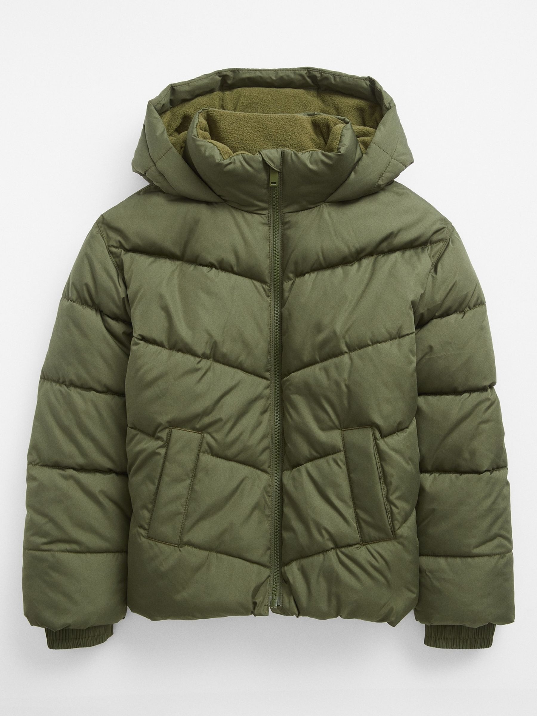 Buy Green Water Resistant Cold Control Quilted Puffer Jacket from the Gap online shop