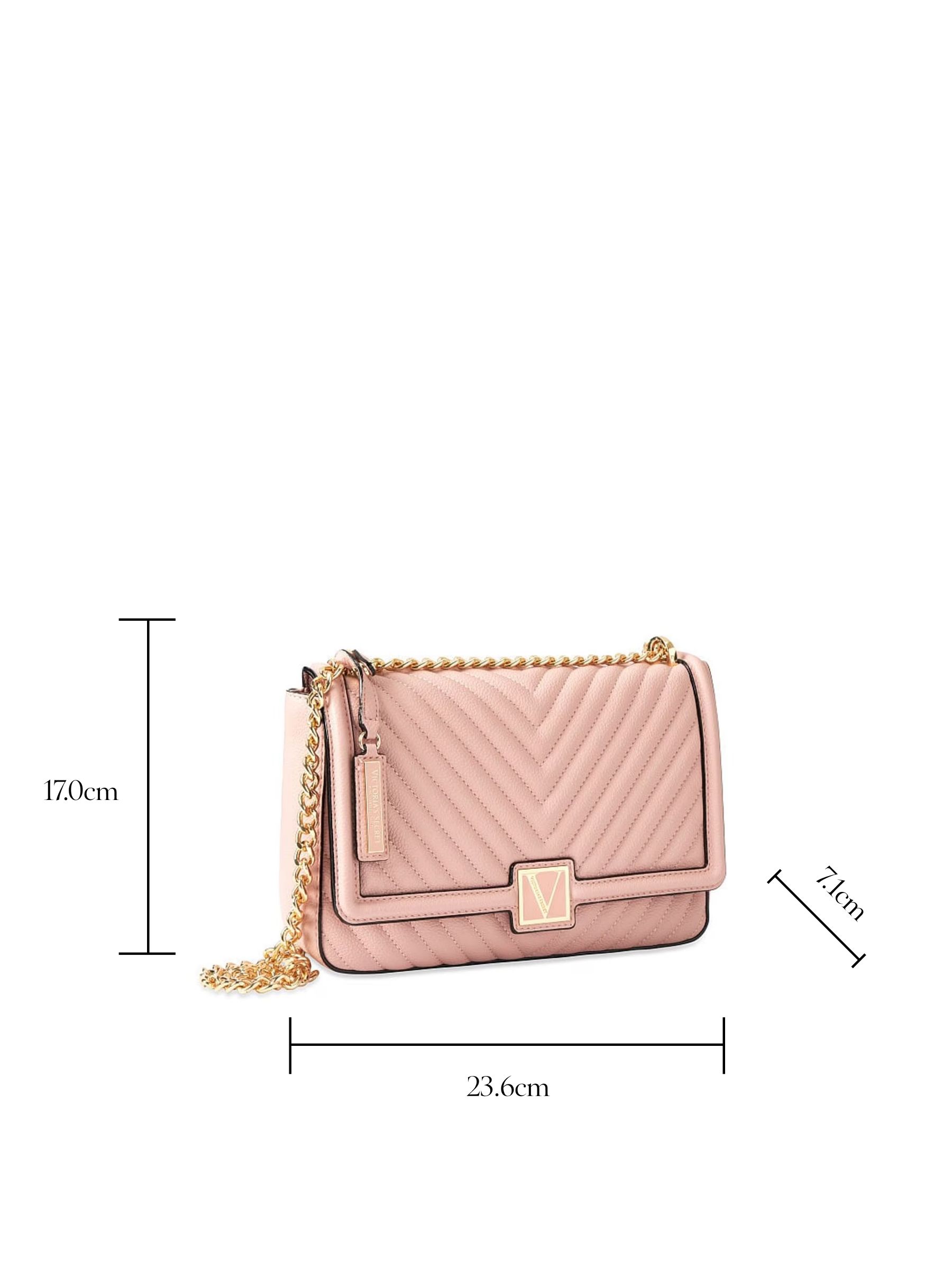 Pink chain shoulder bag best sale
