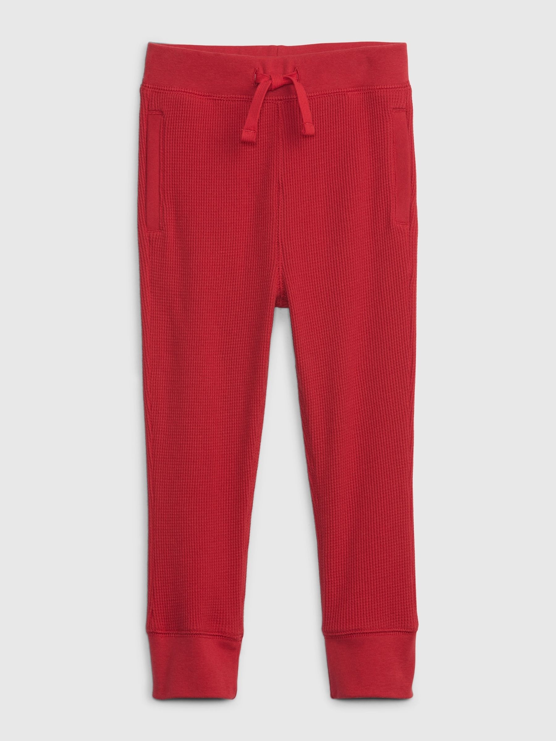 Buy Red Textured Joggers from the Gap online shop