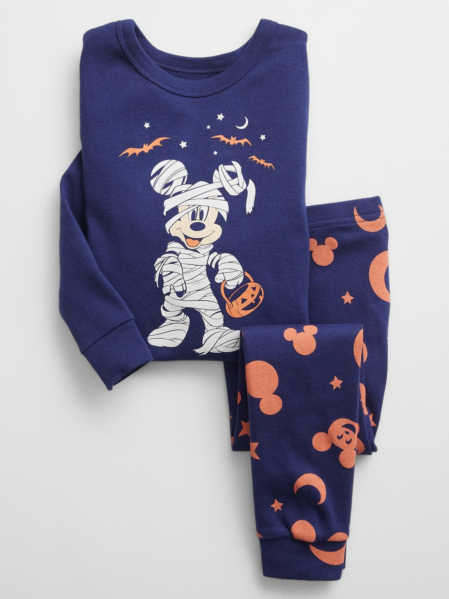 Buy Disney Mickey Mouse Halloween Organic Cotton Pyjamas from the Gap online shop