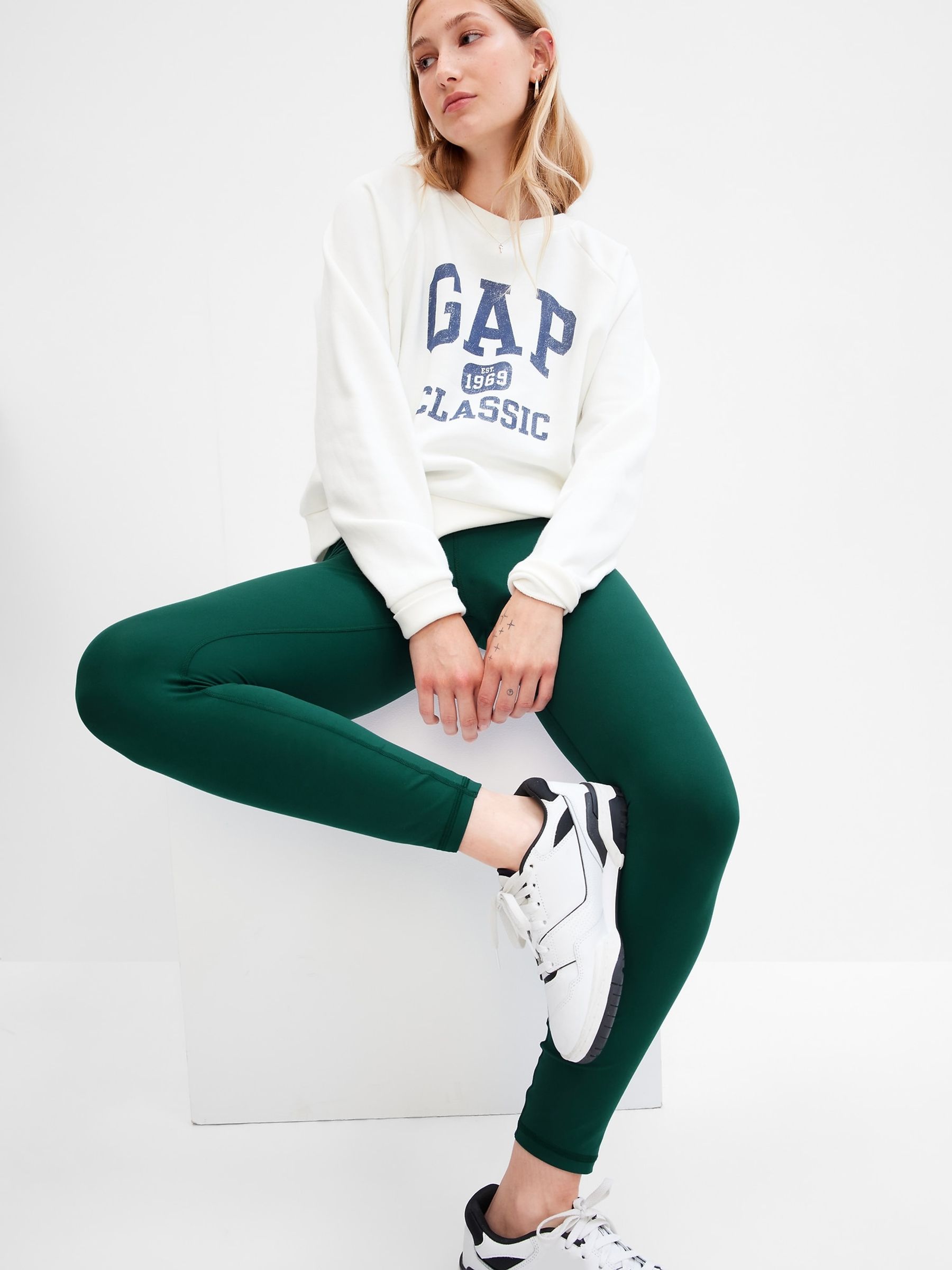 High Rise Recycled Full Length Leggings