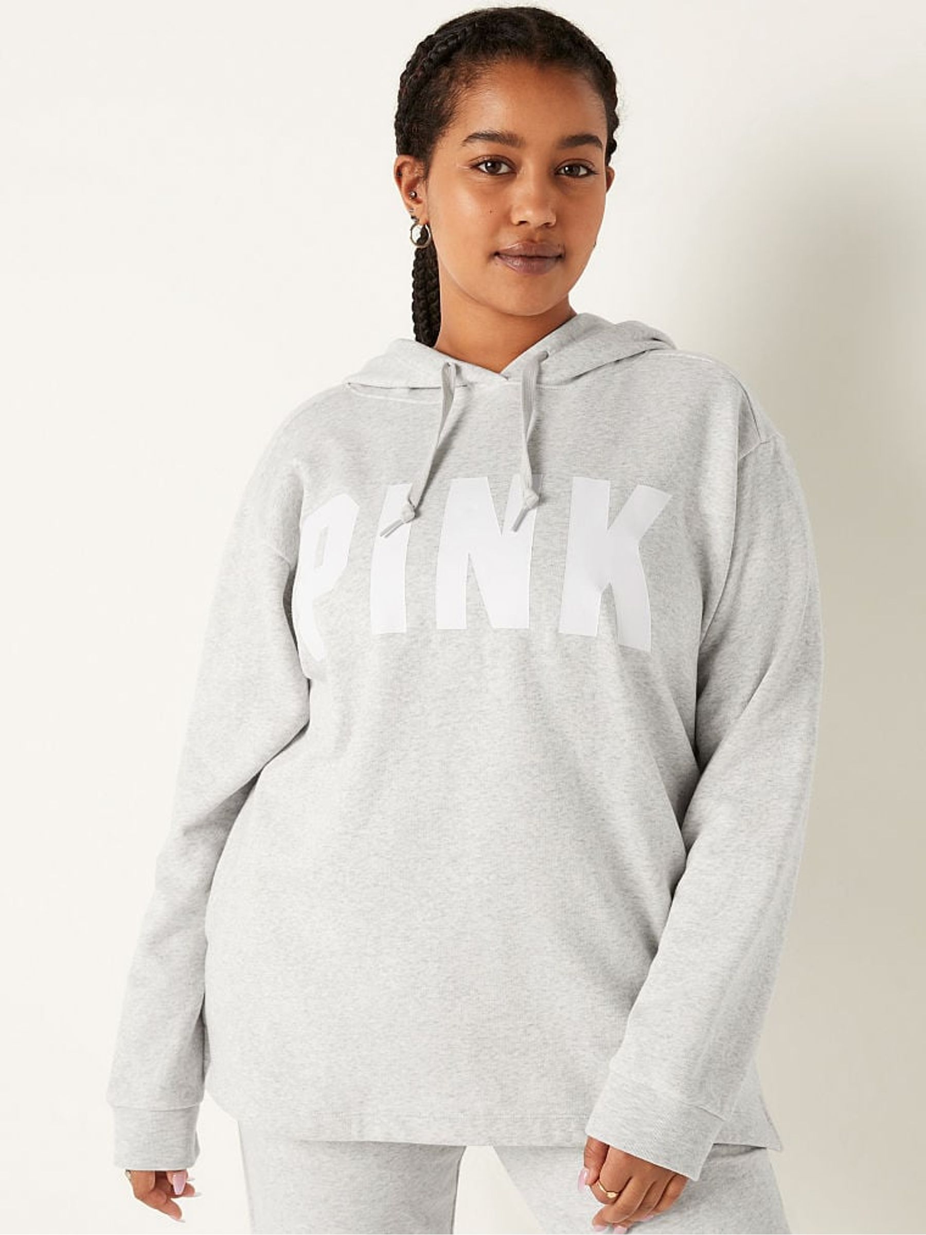 Victoria secret grey hoodie hot sale