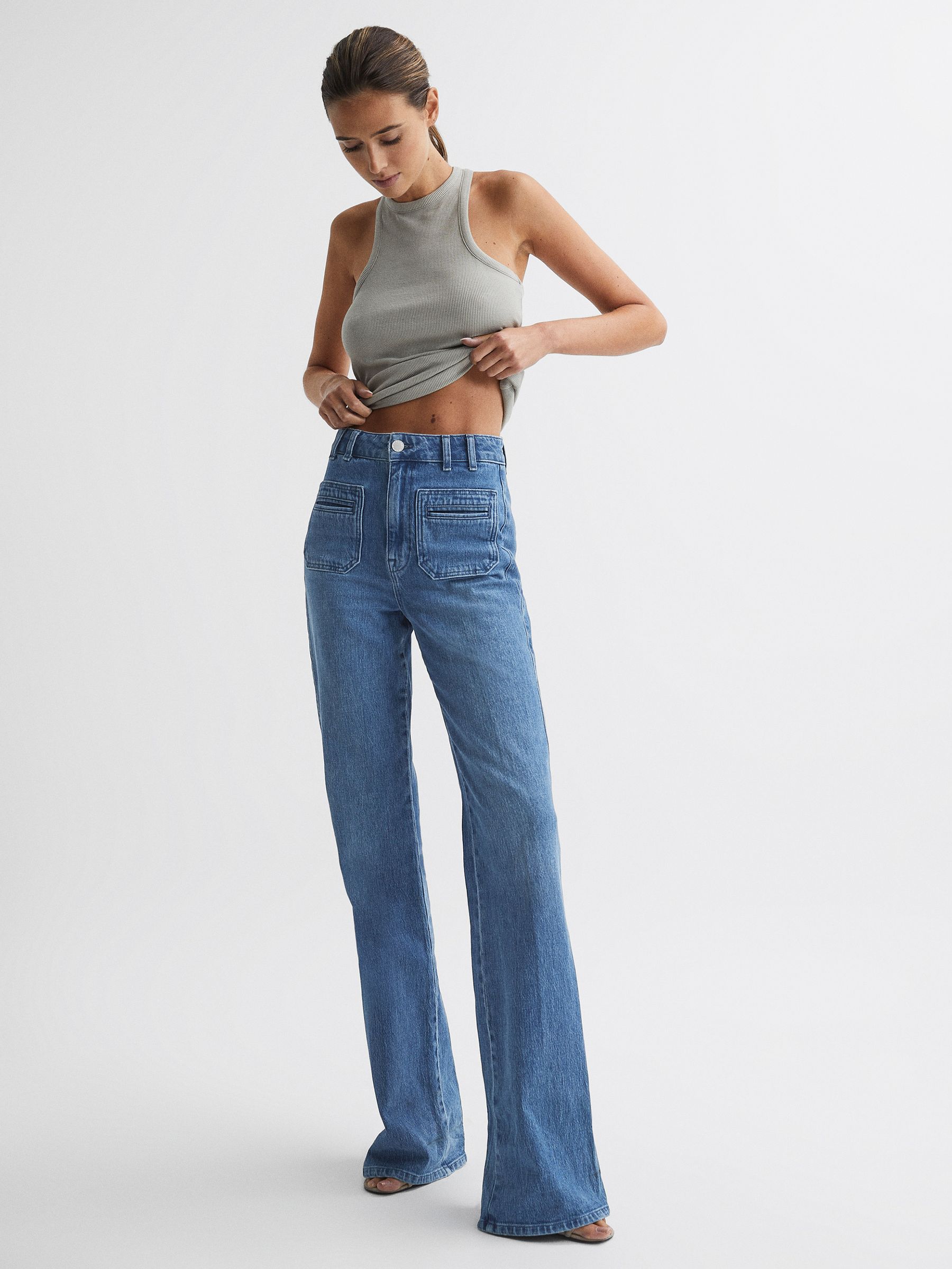 Reiss jeans top