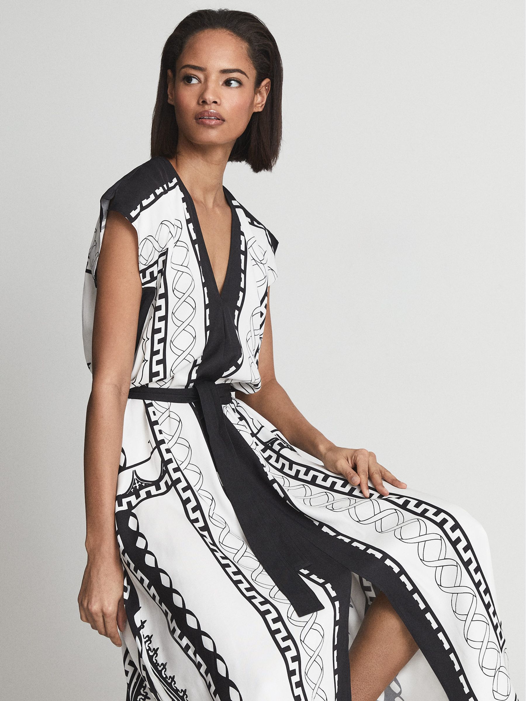Reiss monochrome dress hotsell