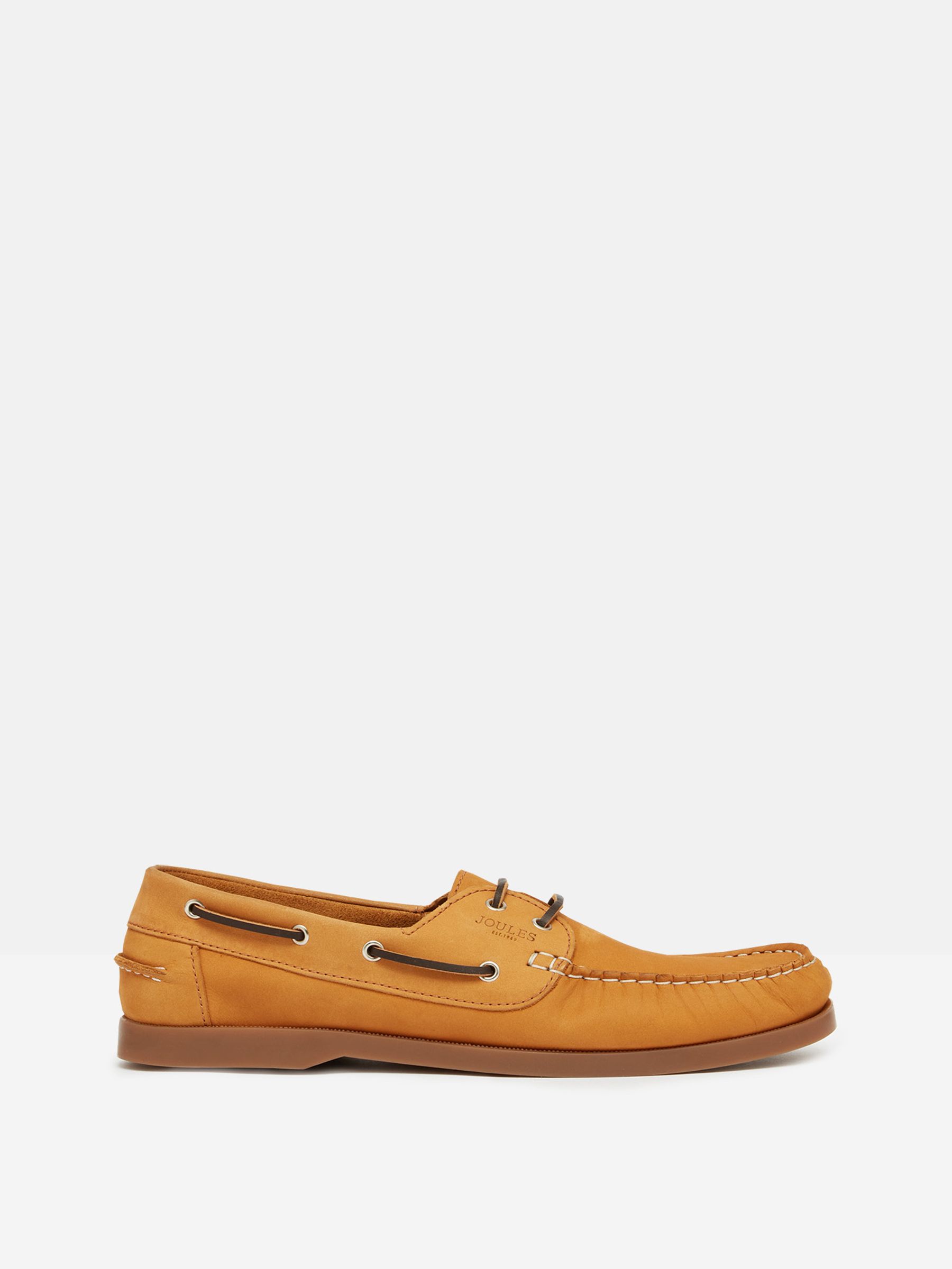 Buy Joules Tan Brown Classic Leather Boat Shoes from the Joules online shop