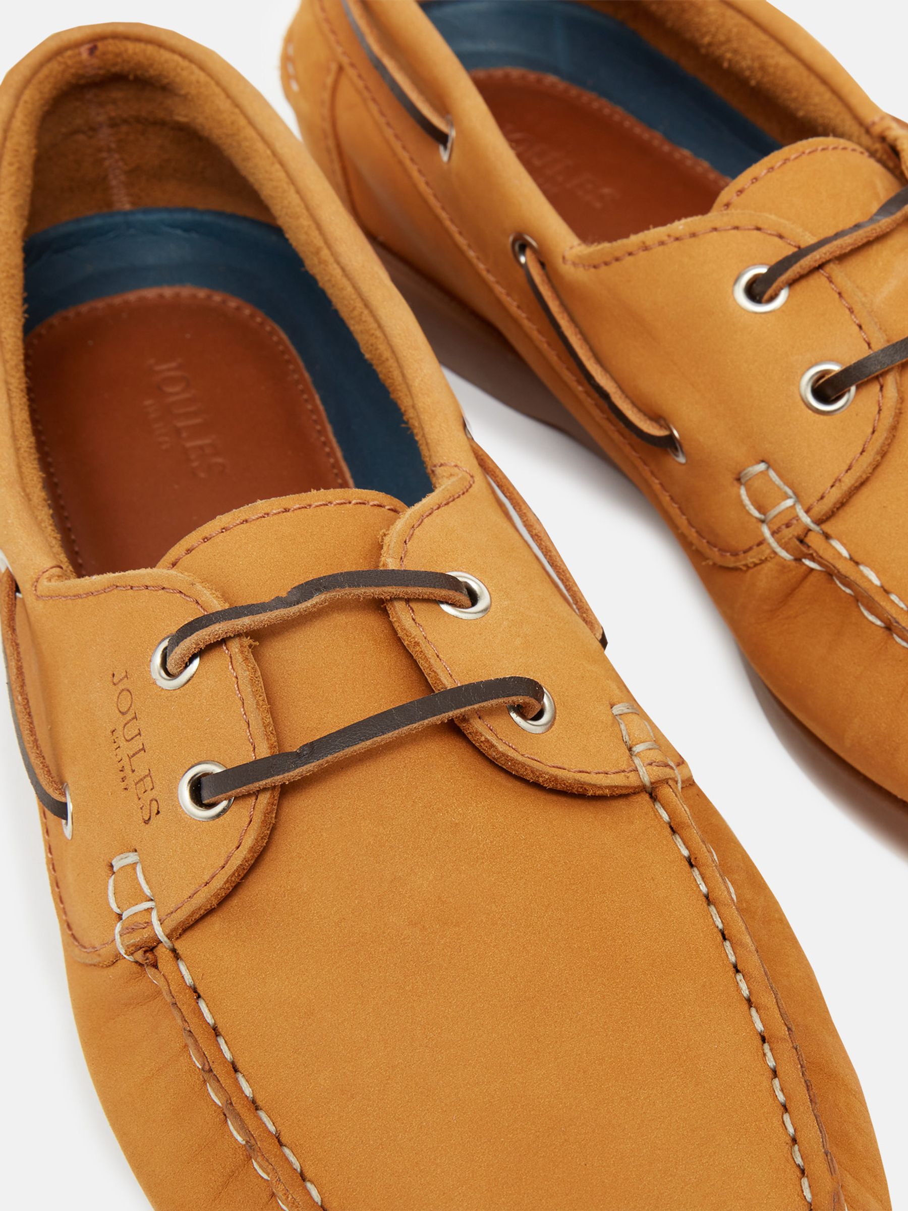 Buy Joules Tan Brown Classic Leather Boat Shoes from the Joules online shop