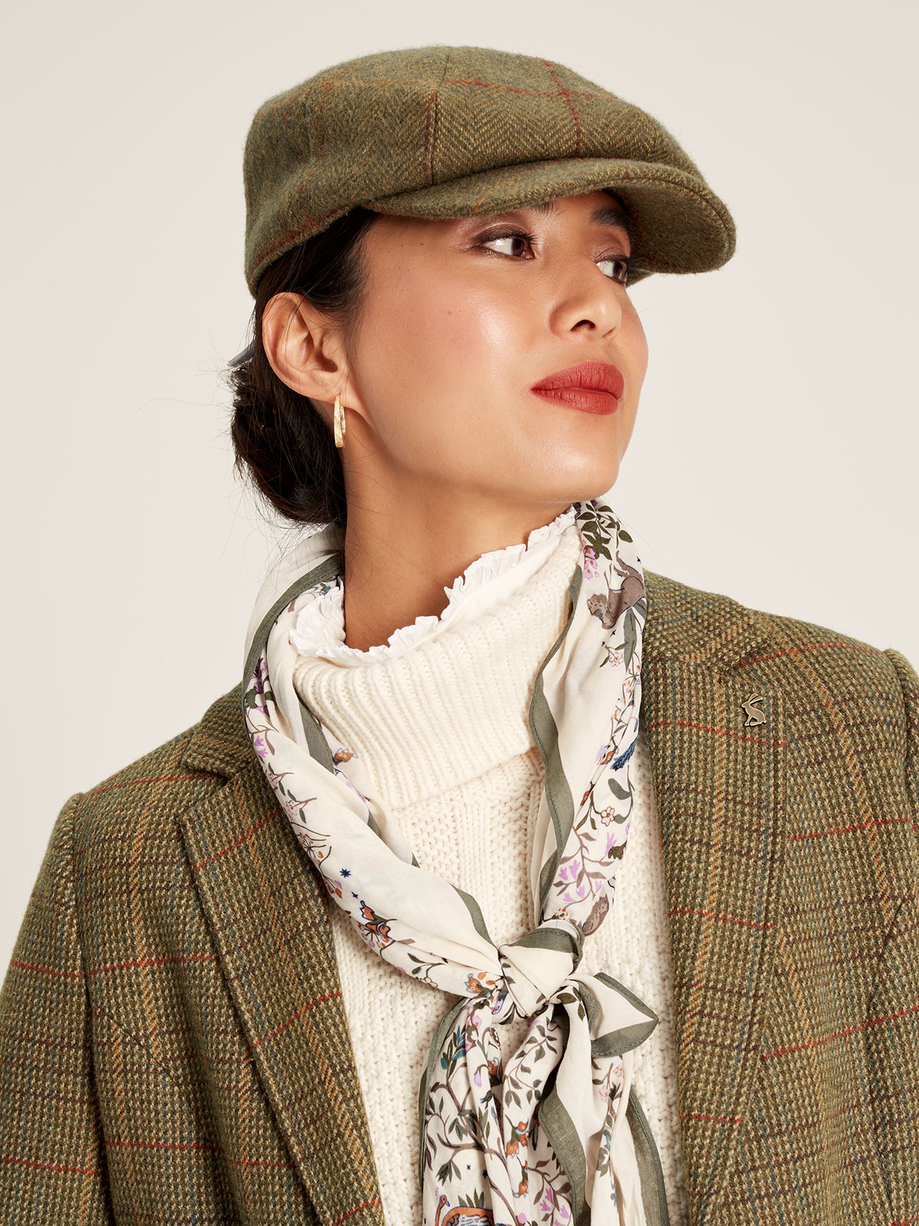 Joules ladies tweed cap new arrivals