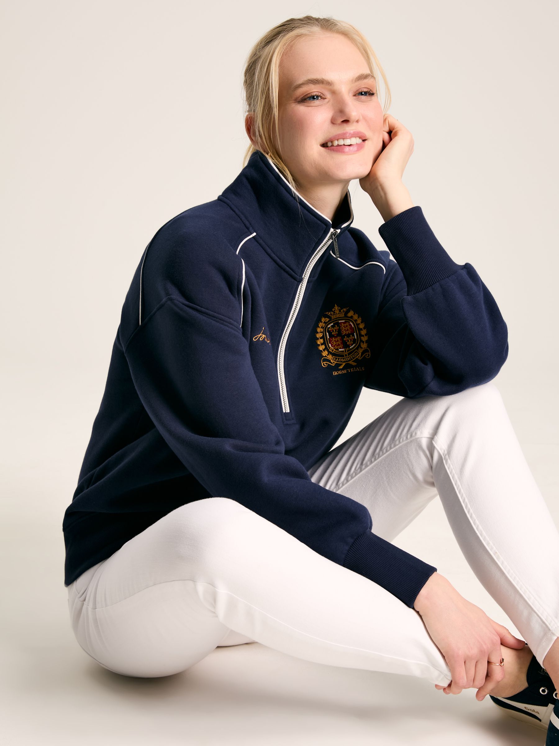 Joules badminton hoodie clearance