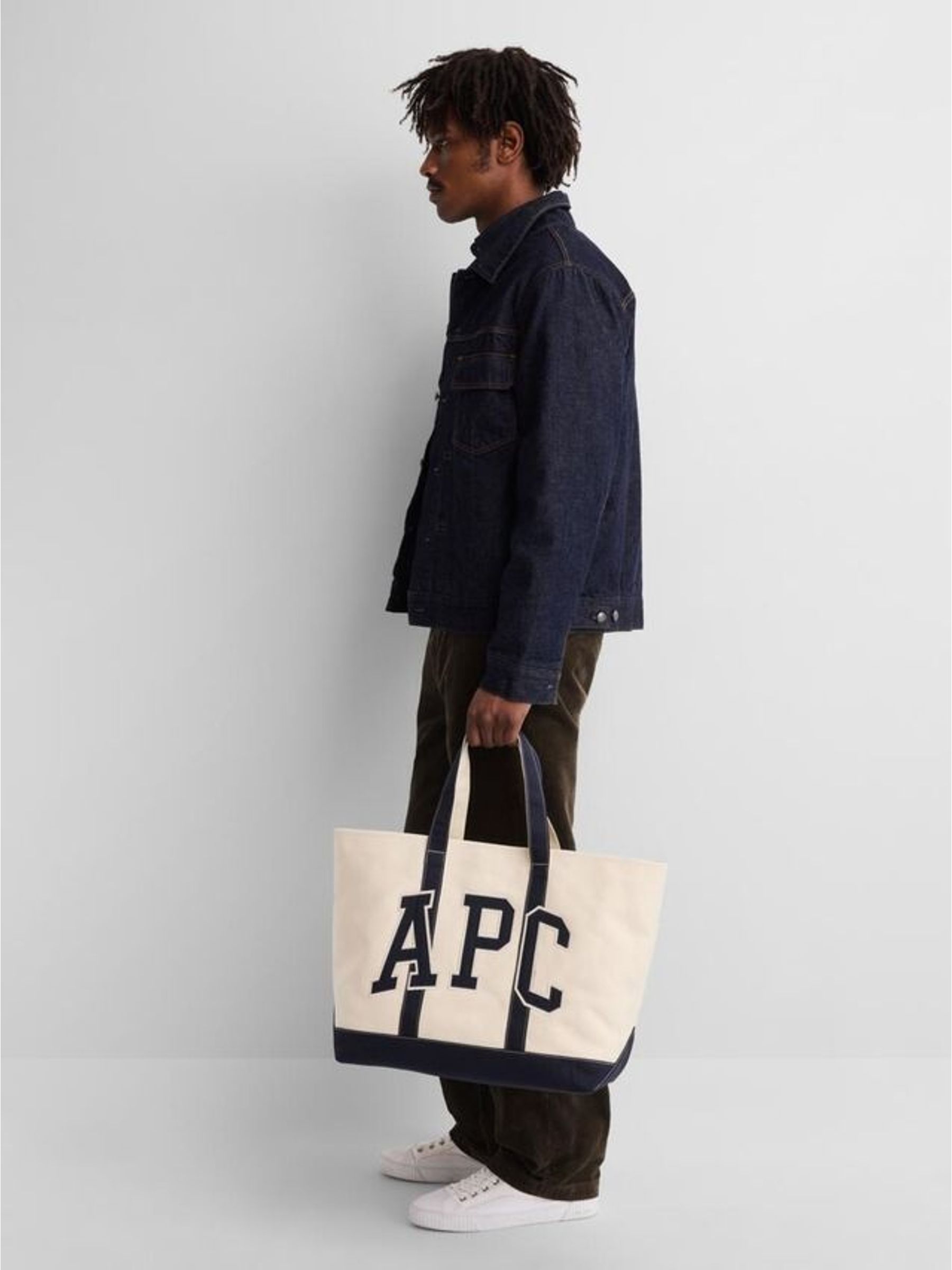 Gap x A.P.C. Cream - Regular Logo Tote Bag