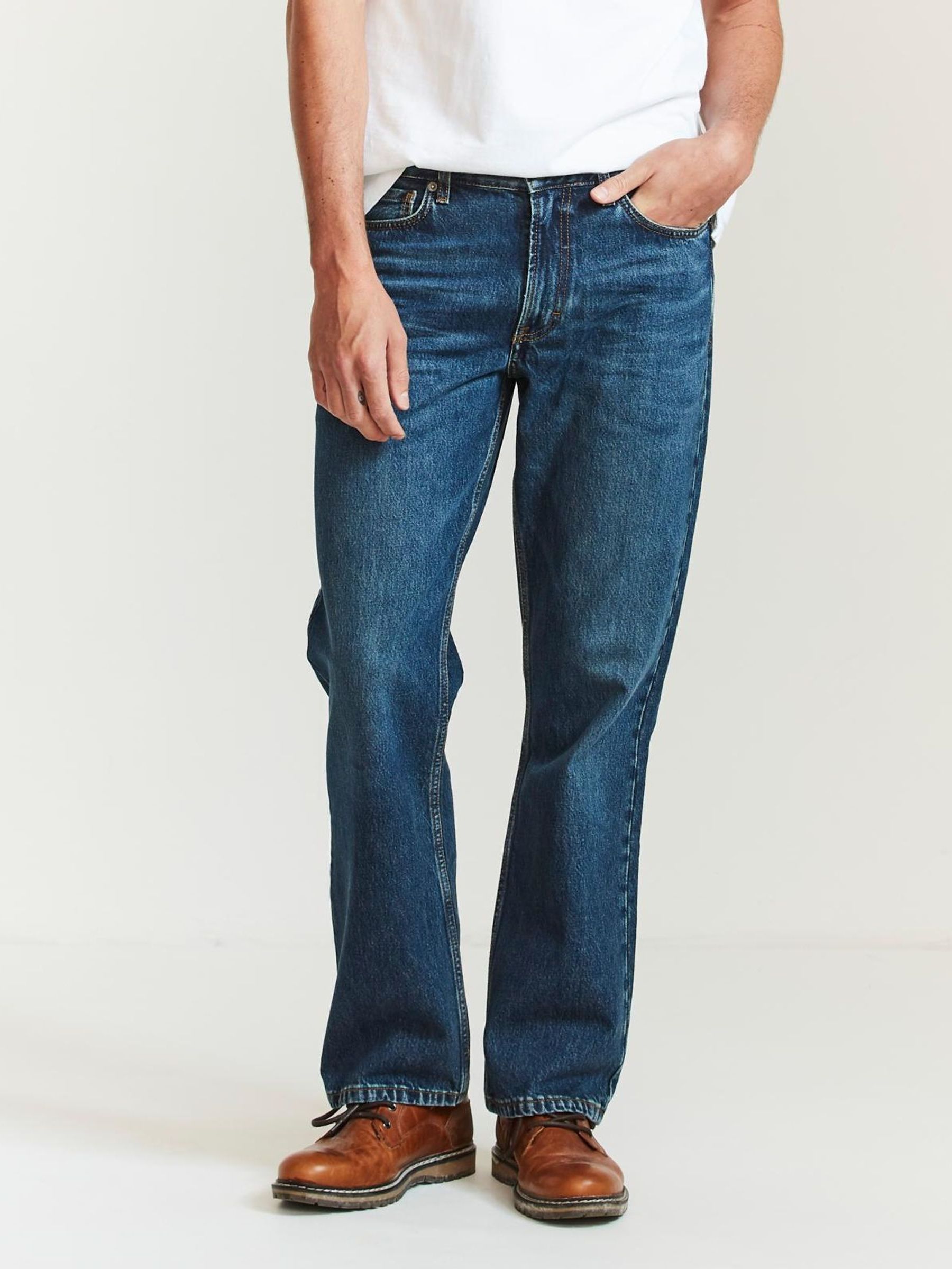 Mid Wash Bootcut Jeans (103729) | £20