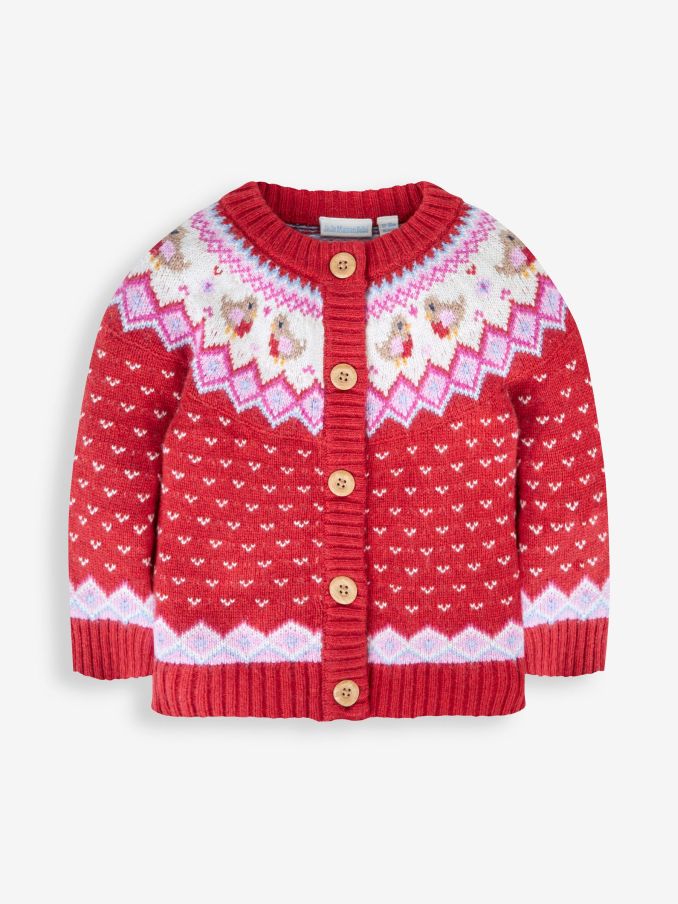 Red Robin Fairisle Pattern Cardigan (121668) | £14