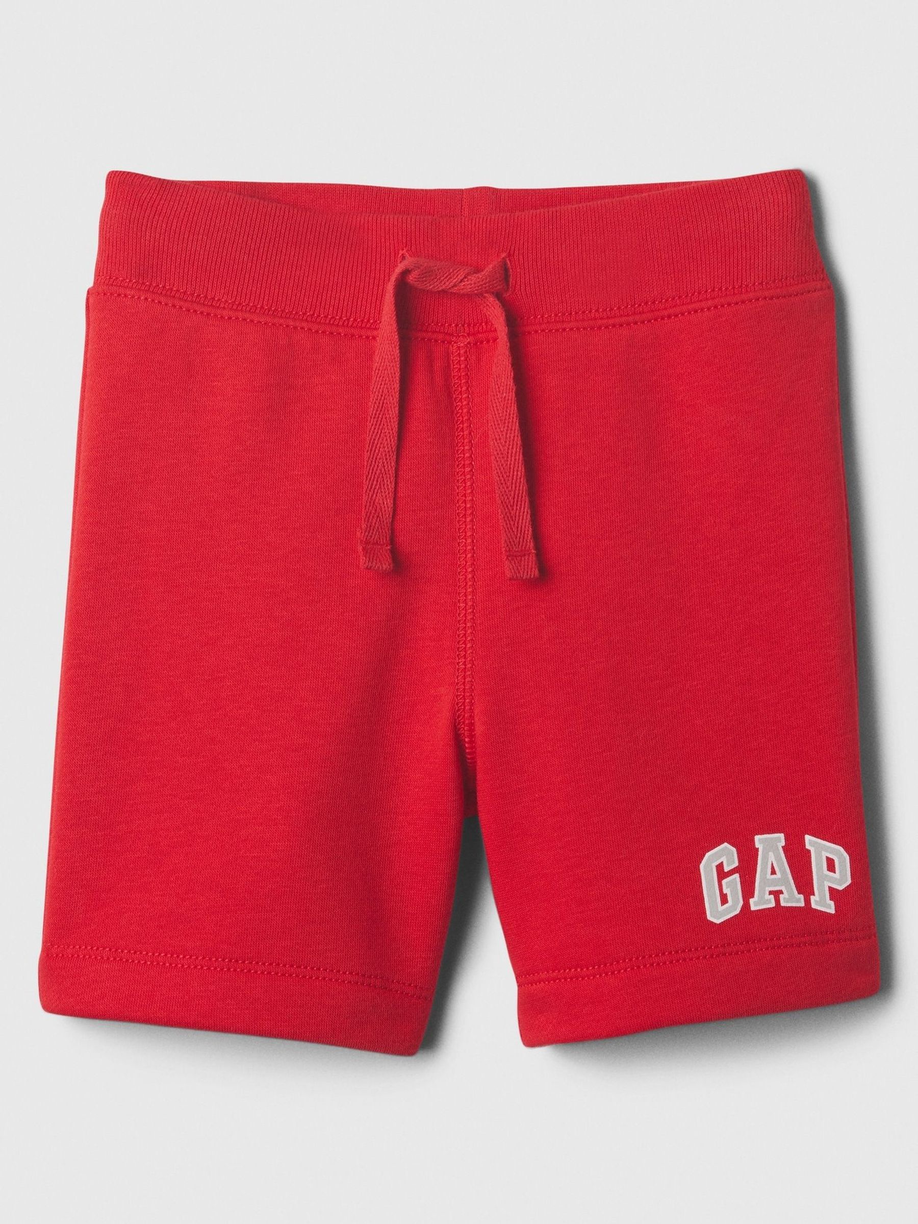 Red Pull On Logo Baby Jogger Shorts (Newborn-5yrs) (137891) | £12