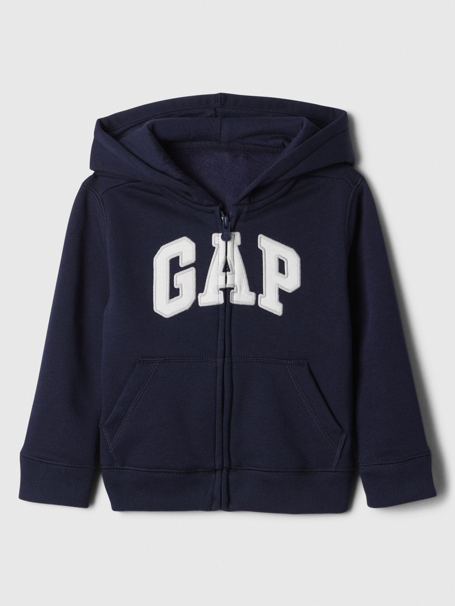 Navy Blue Logo Zip Up Hoodie (Newborn-5yrs) (138020) | £14