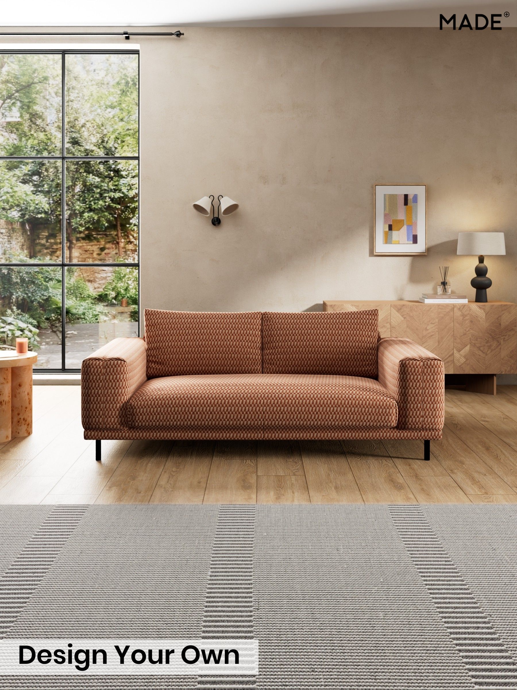 Lanzo Plush Weave/Rust Orange - Odin By Made