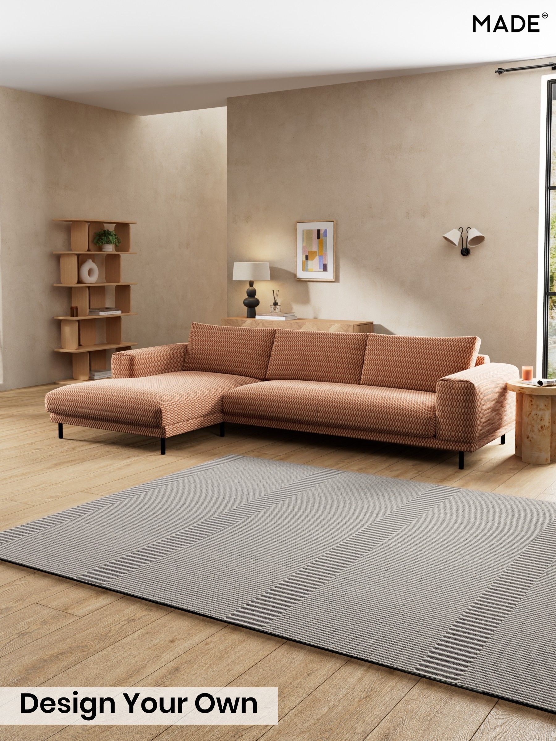 Lanzo Plush Weave/Rust Orange - Odin By Made