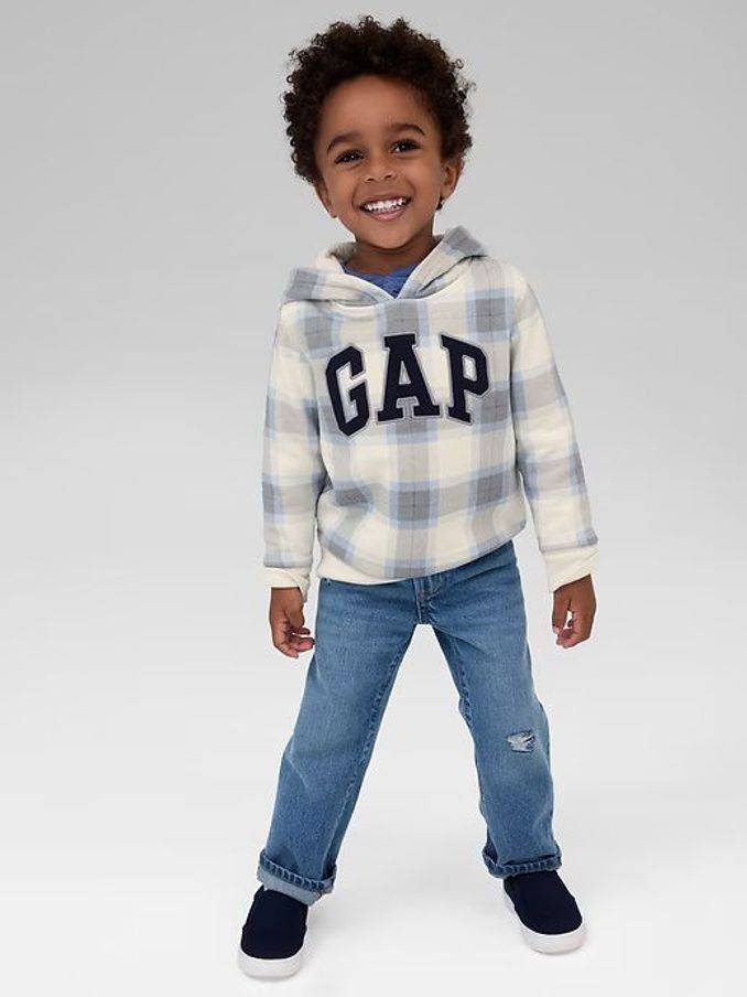 Light Wash Blue Original Straight Fit Distressed Jeans (3mths-5yrs) (138285) | £15