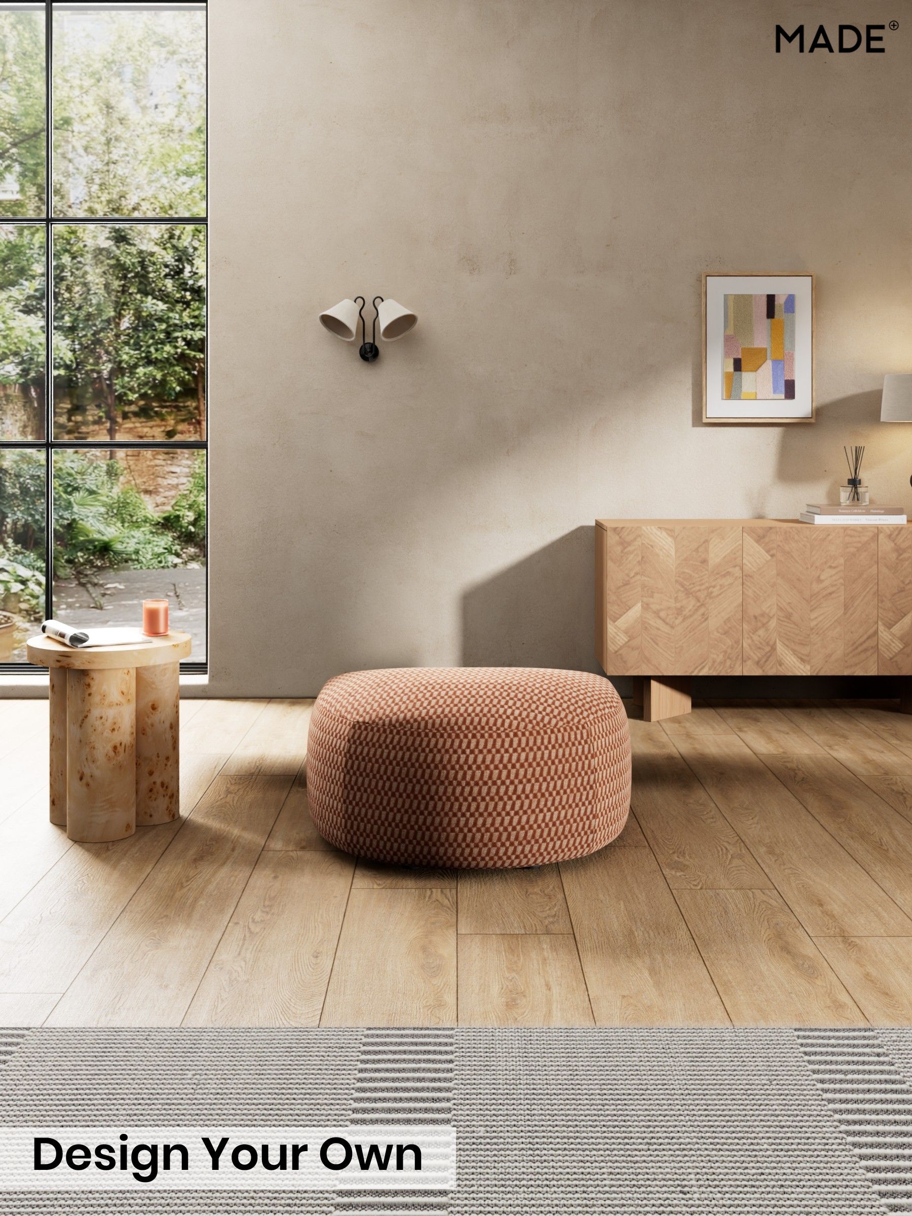 Lanzo Plush Weave/Rust Orange - Soma By Made