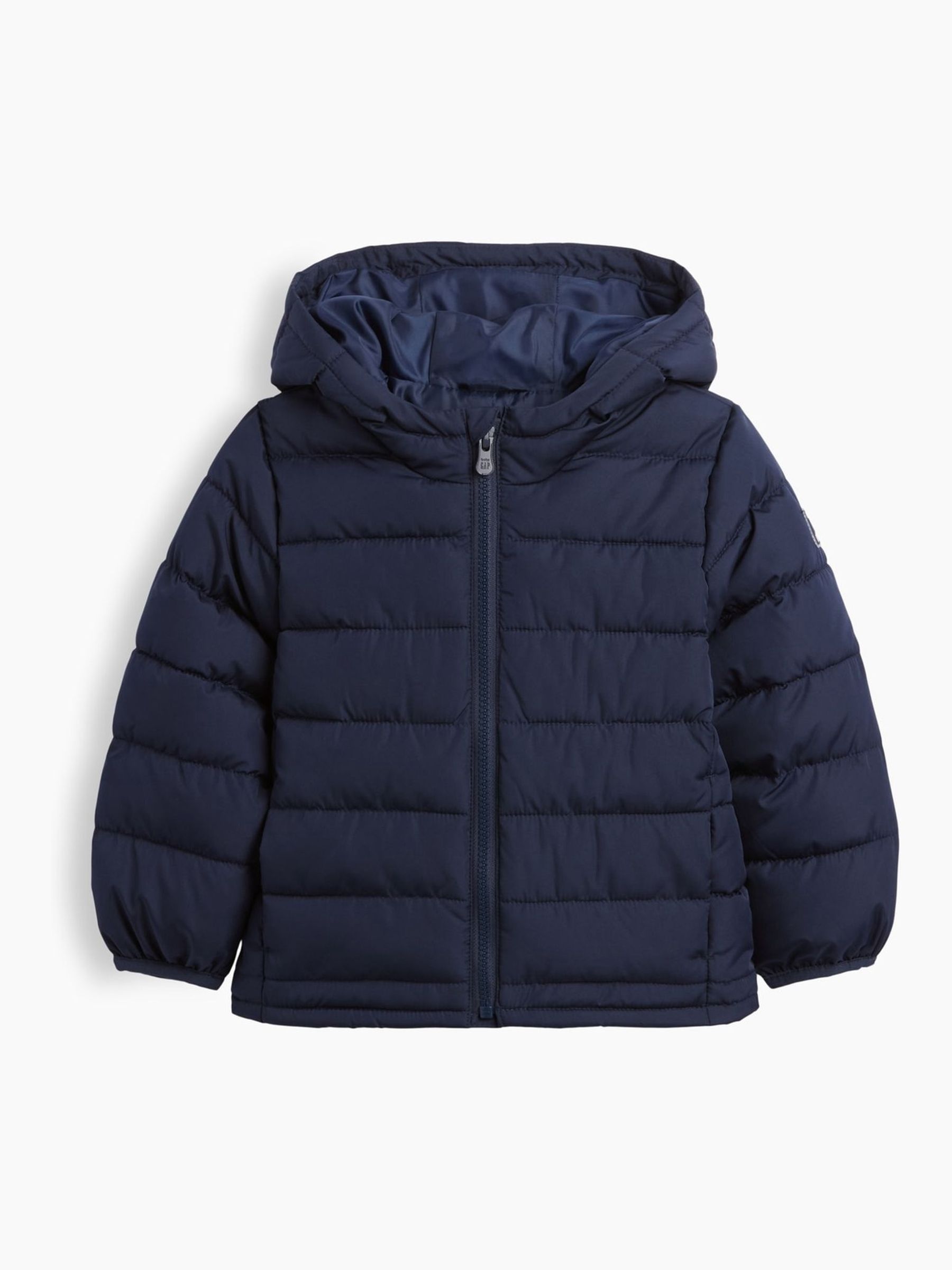 Navy - Hooded Puffer Coat