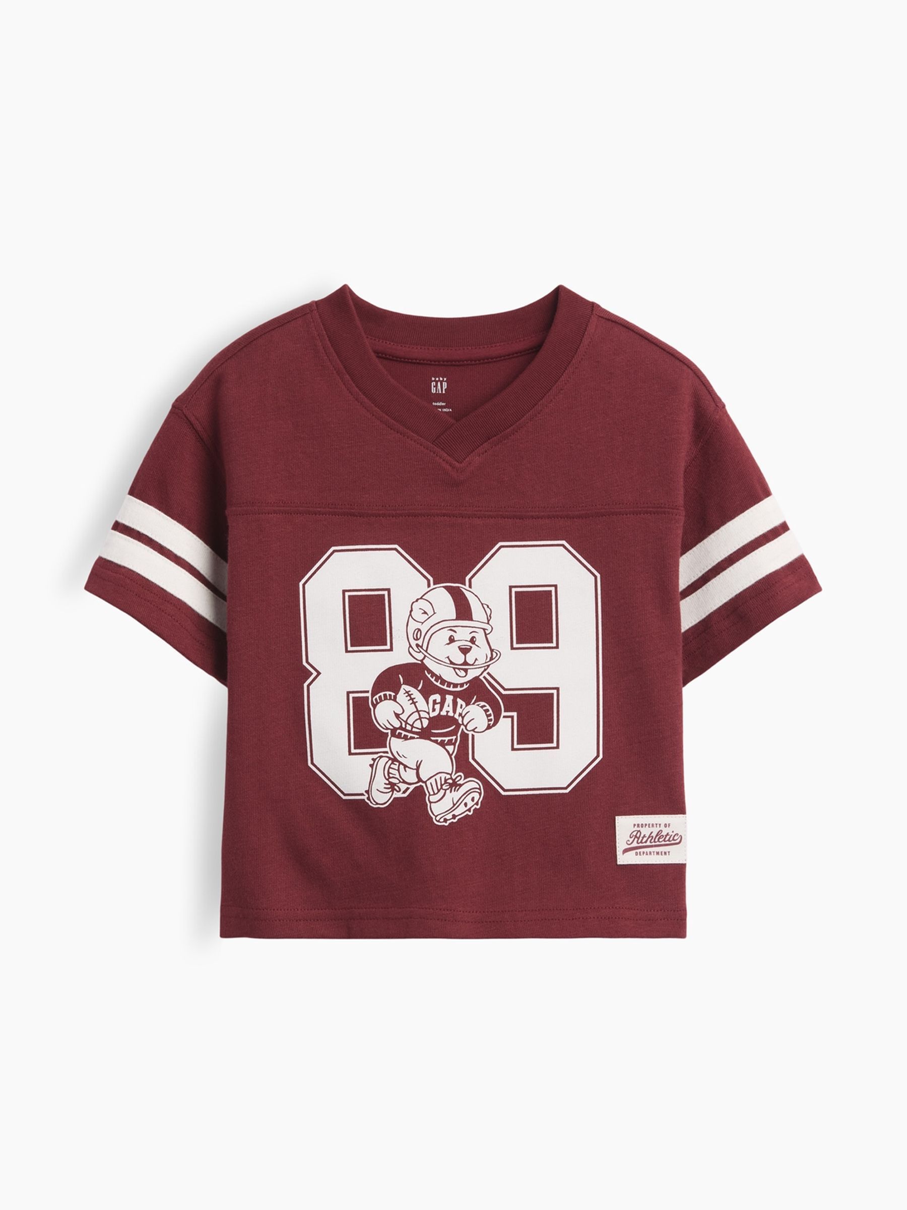 Red - Baby And Toddler Brannan Bear Football Jersey T-shirt