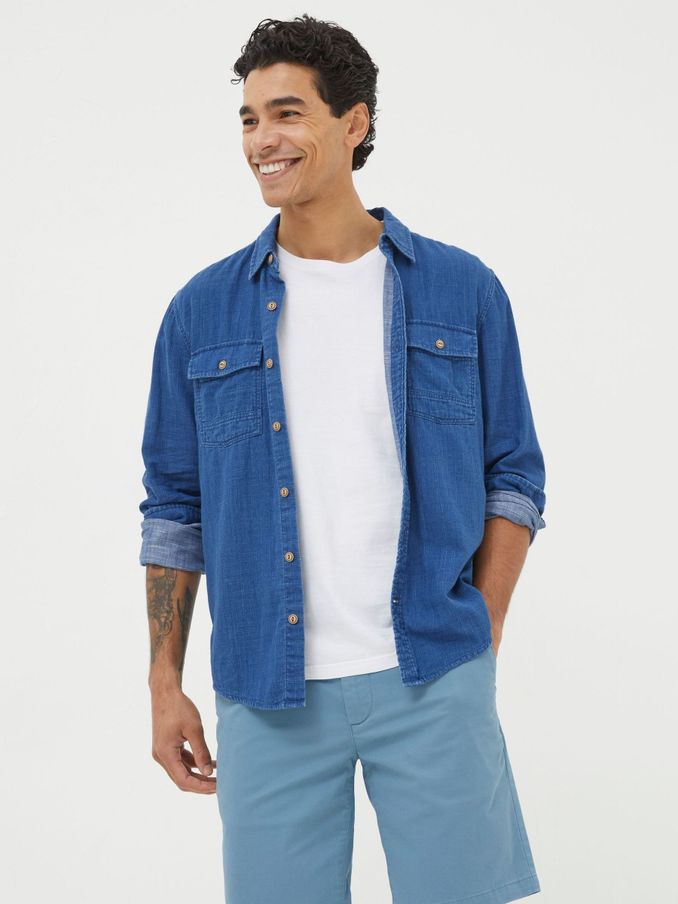 Drayton Blue Indigo Shirt (146904) | £35