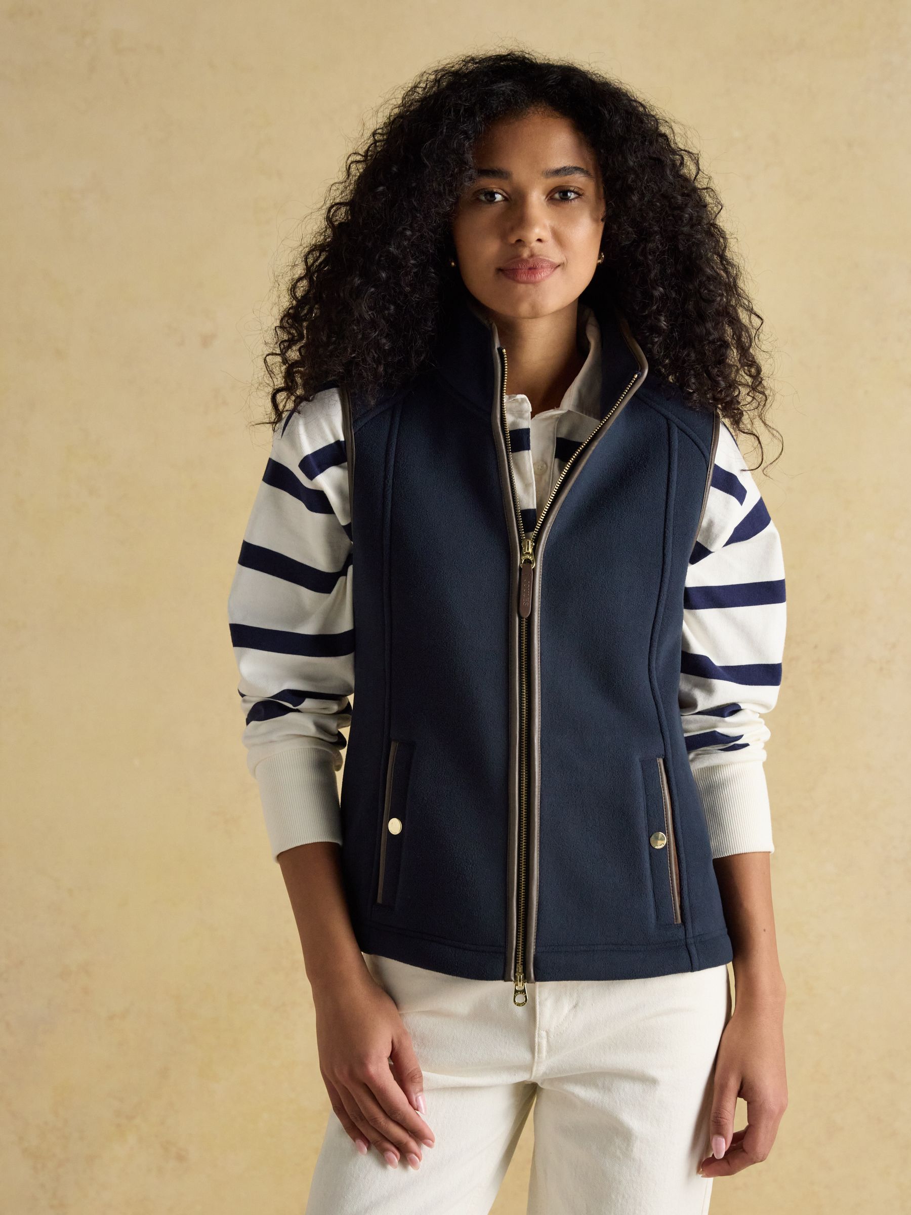 Fairbourne Navy Fleece Gilet (153451) | £65