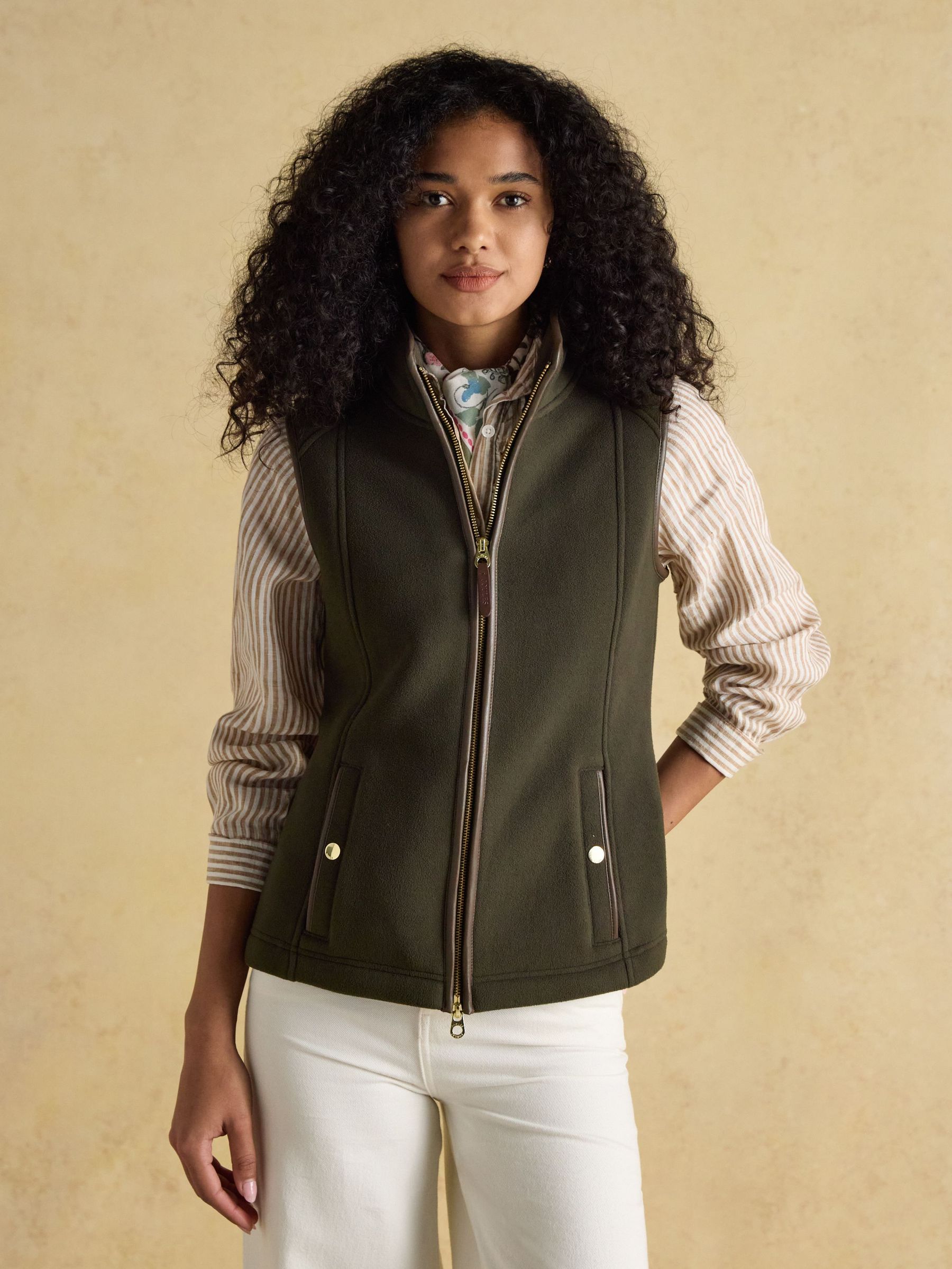 Fairbourne Green Fleece Gilet (153510) | £65