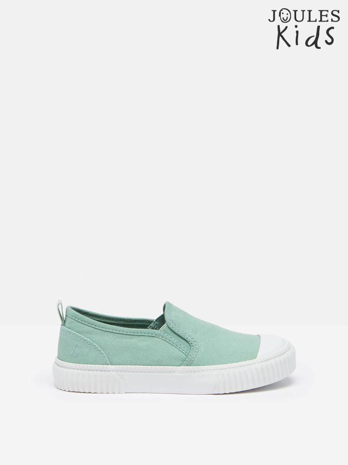 Peasy Green Slip On Plimsolls (155136) | £11